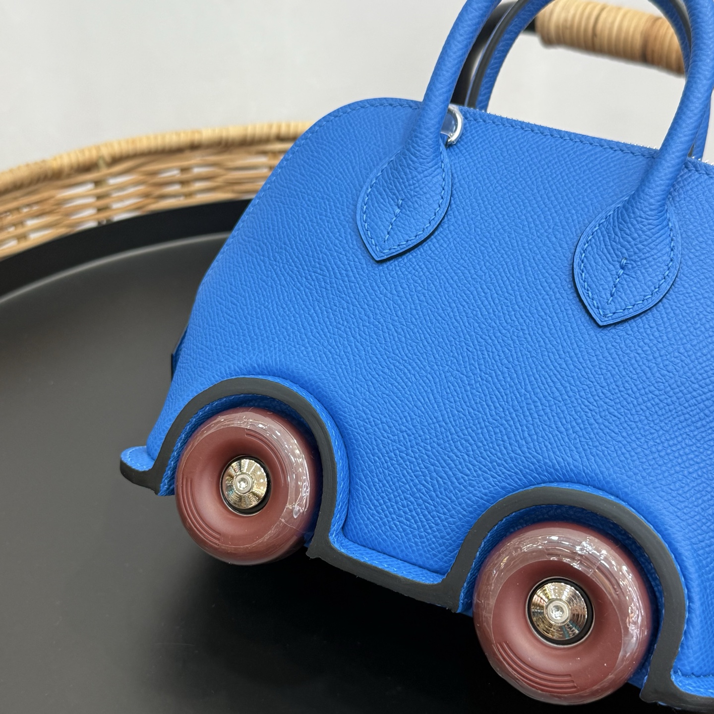 Hermes 高仿 女款 Mini Bolide 小車包 藍色設計款| 11 Hermes 高仿 女款 Mini Bolide 小車包 藍色設計款