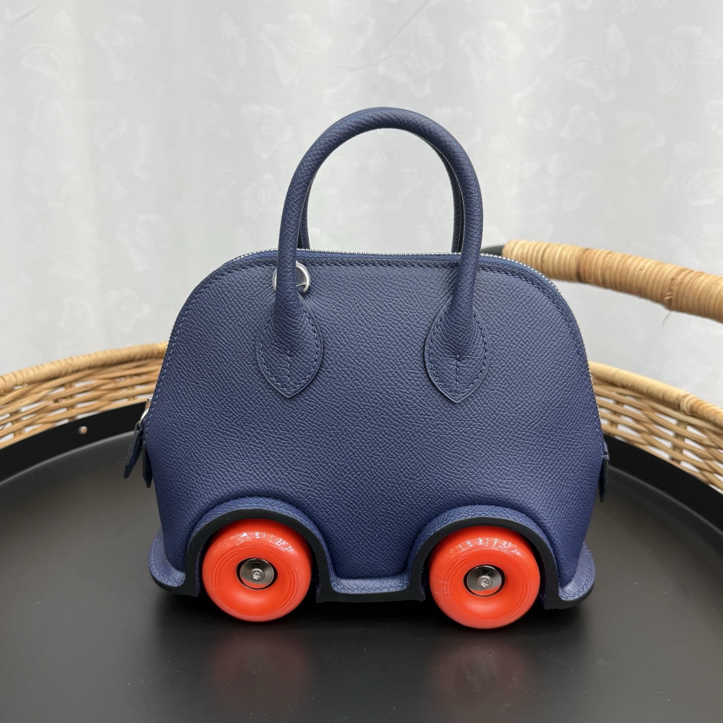 Hermes 一比一 女款 Mini Bolide 小車包 深藍紅輪潮流款| 9 Hermes 一比一 女款 Mini Bolide 小車包 深藍紅輪潮流款