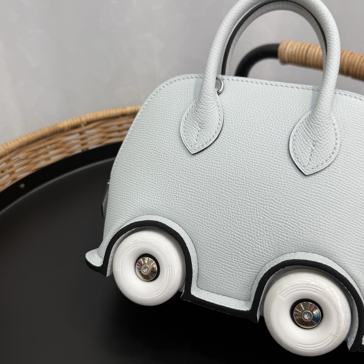 Hermes A貨 女款 Mini Bolide 小車包 冰川白清新款| 11 Hermes A貨 女款 Mini Bolide 小車包 冰川白清新款