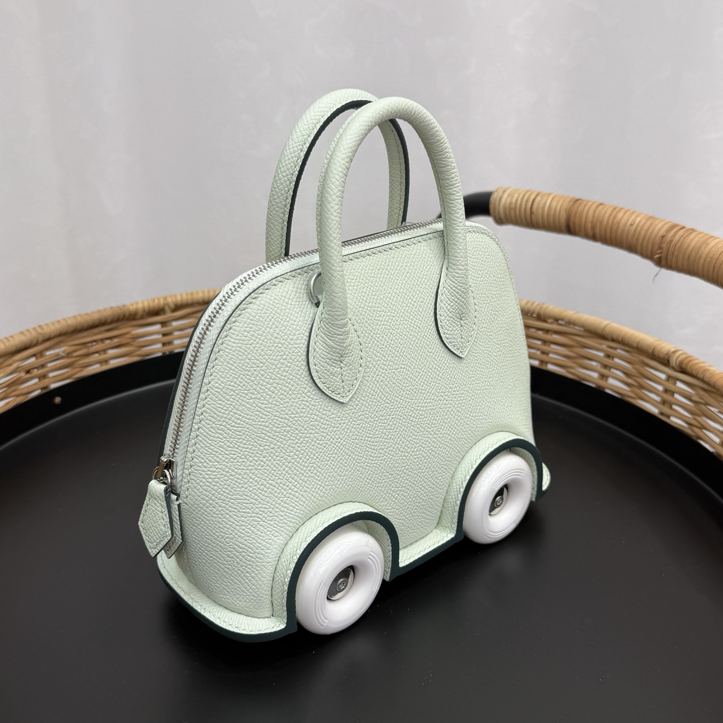 Hermes 一比一 女款 Mini Bolide 小車包 薄荷綠清新款| 14 Hermes 一比一 女款 Mini Bolide 小車包 薄荷綠清新款