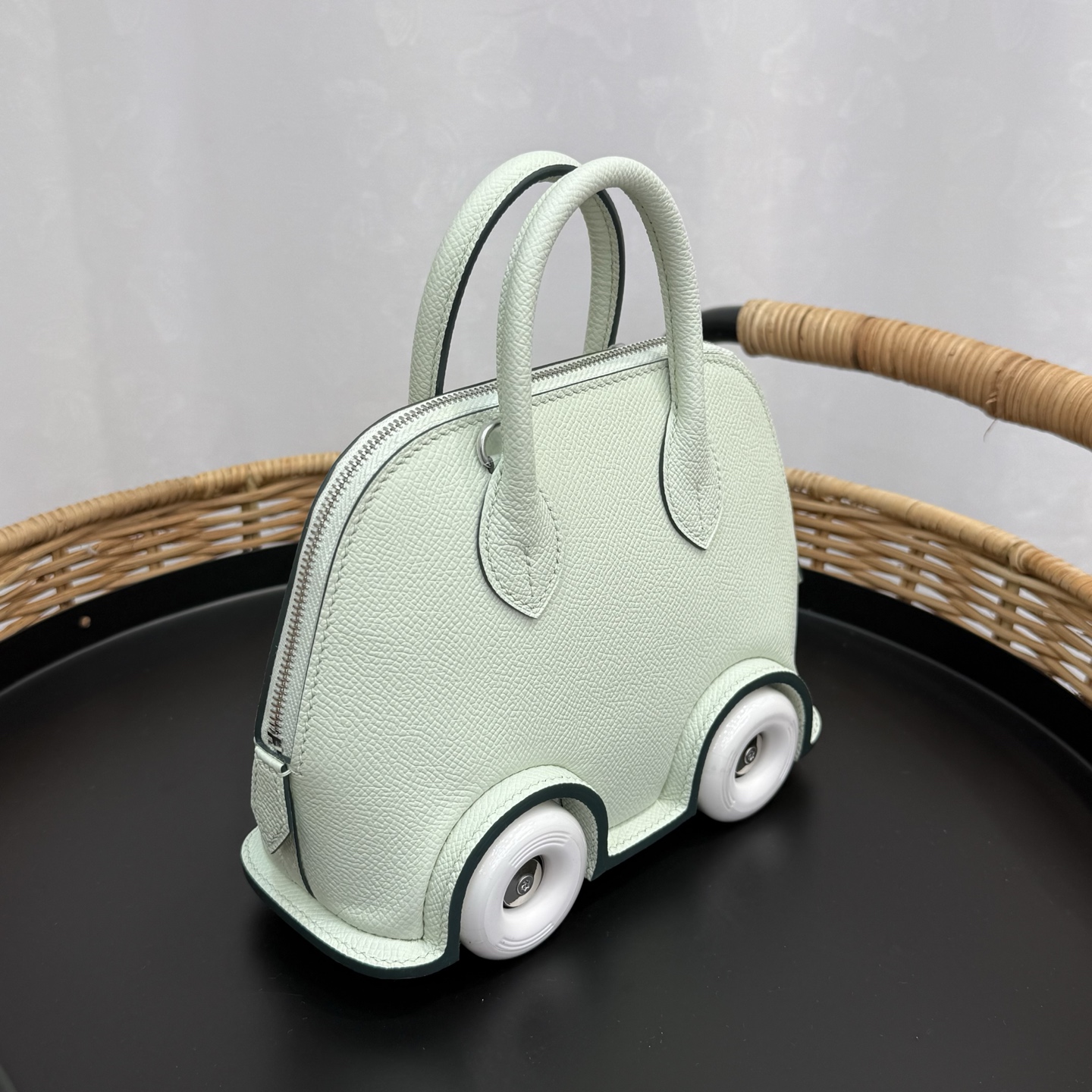 Hermes 一比一 女款 Mini Bolide 小車包 薄荷綠清新款| 10 Hermes 一比一 女款 Mini Bolide 小車包 薄荷綠清新款