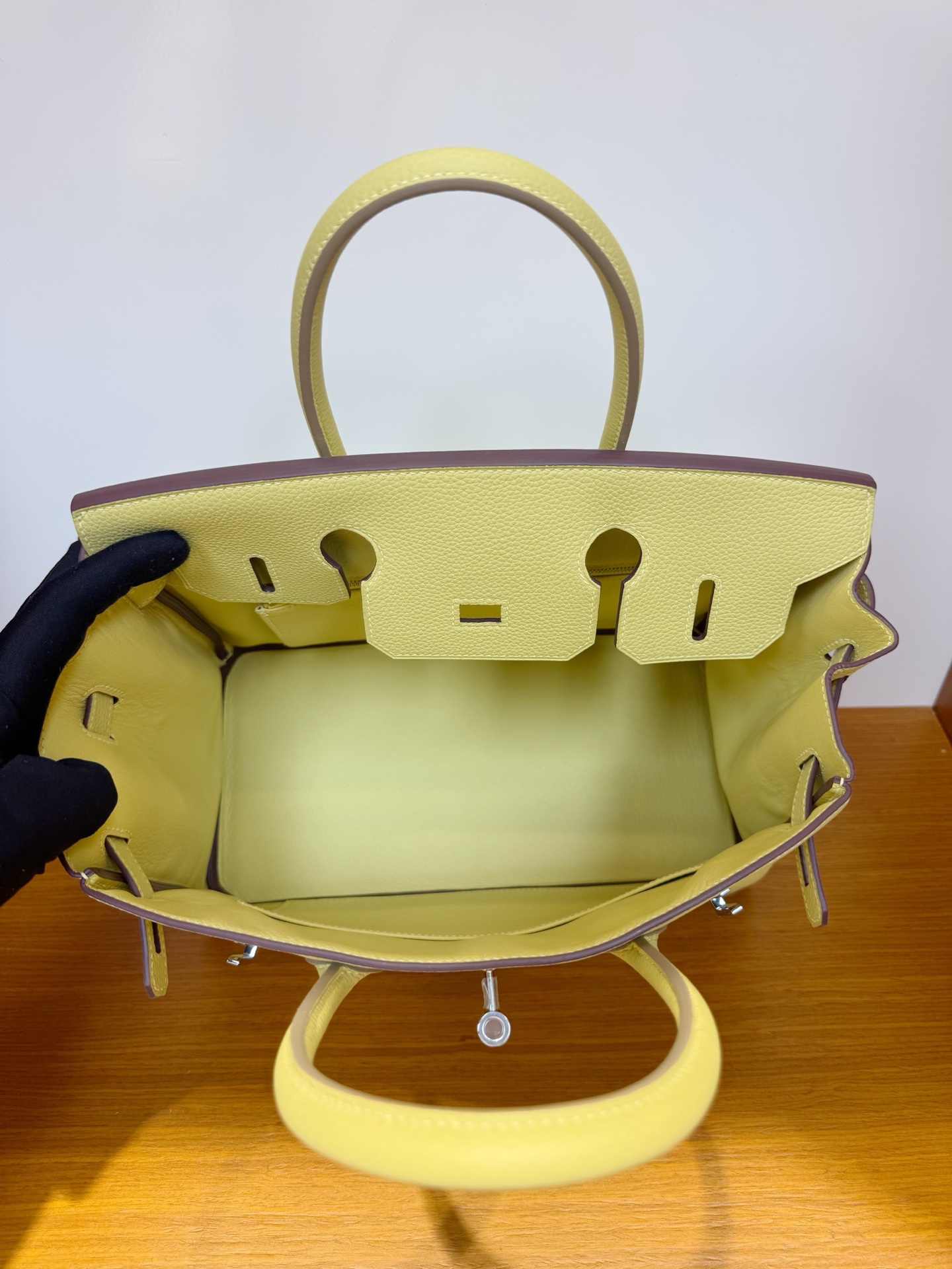 Hermes 高仿 Birkin Togo皮手提包 淡黃清新款| 8 Hermes 高仿 Birkin Togo皮手提包 淡黃清新款