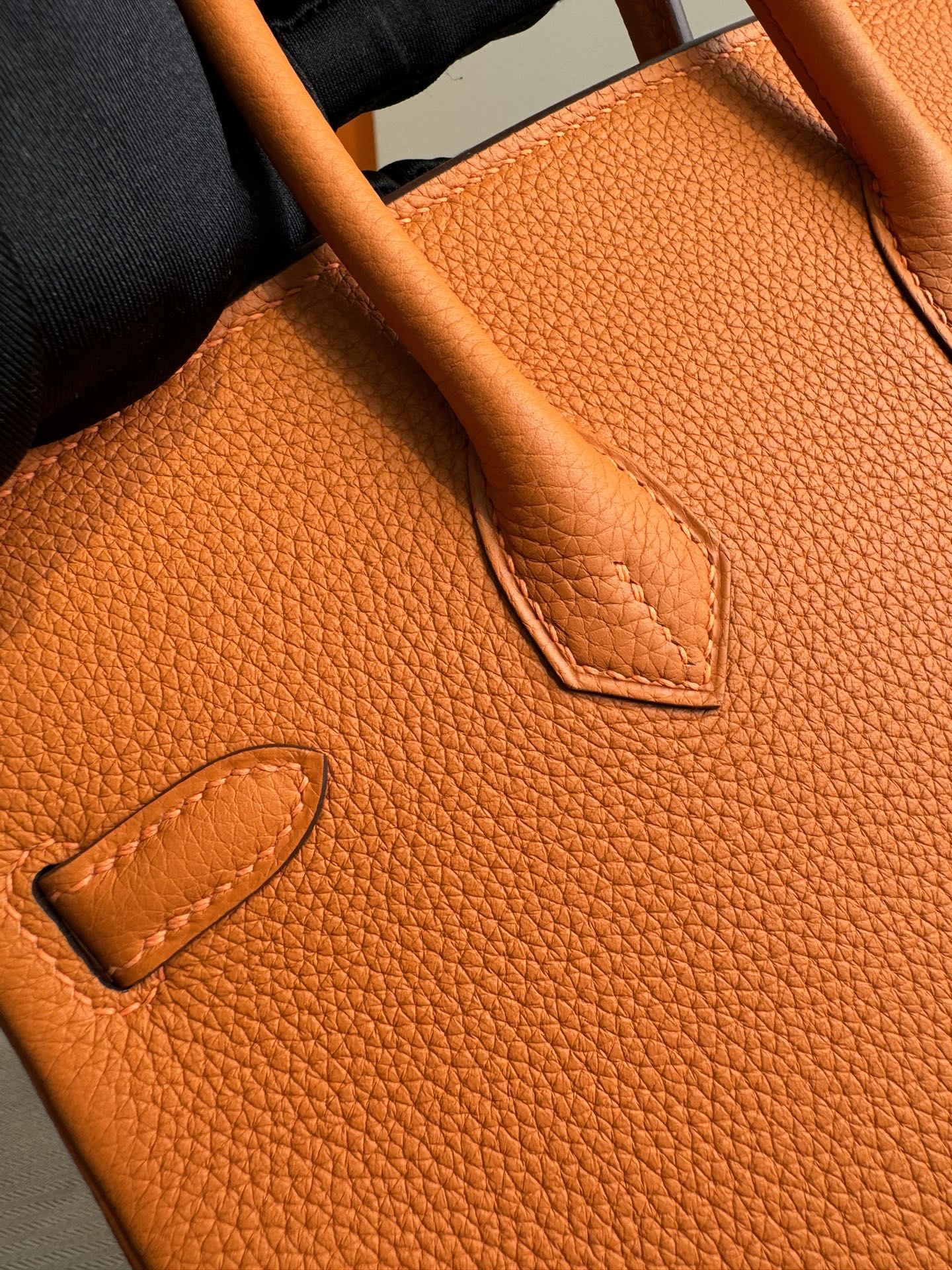 Hermes 原單 女款 Birkin 手提包 橘色 清新百搭款| 11 Hermes 原單 女款 Birkin 手提包 橘色 清新百搭款