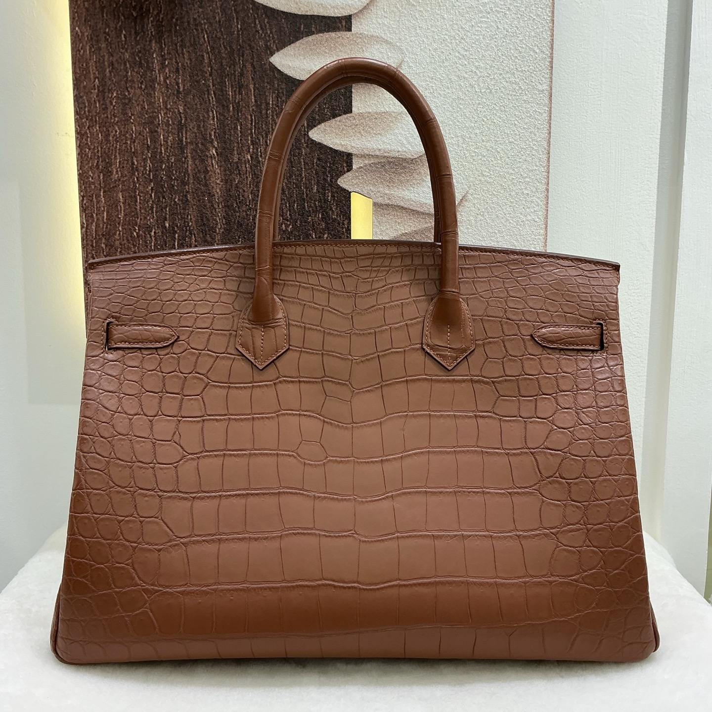 Hermes 一比一 女款 Birkin 手提包 深棕鱷魚紋 高端奢華風| 13 Hermes 一比一 女款 Birkin 手提包 深棕鱷魚紋 高端奢華風
