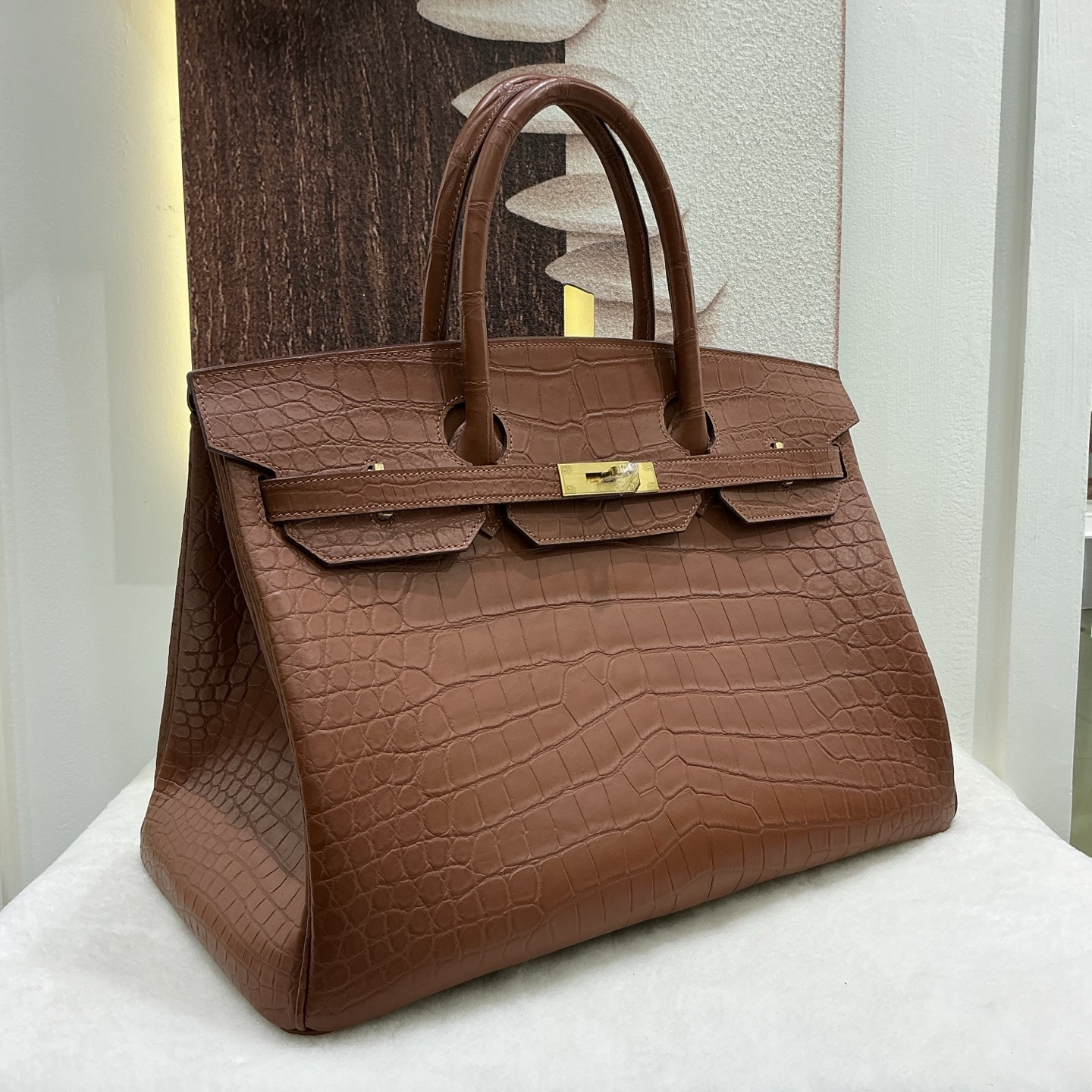 Hermes 一比一 女款 Birkin 手提包 深棕鱷魚紋 高端奢華風| 12 Hermes 一比一 女款 Birkin 手提包 深棕鱷魚紋 高端奢華風