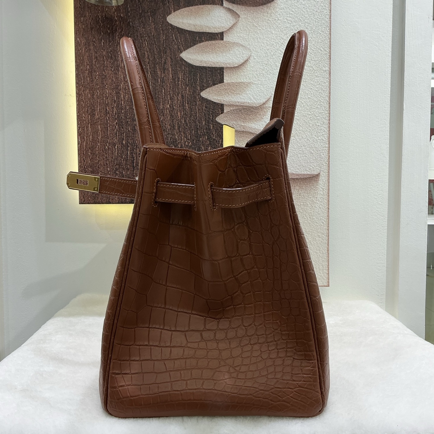 Hermes 一比一 女款 Birkin 手提包 深棕鱷魚紋 高端奢華風| 9 Hermes 一比一 女款 Birkin 手提包 深棕鱷魚紋 高端奢華風