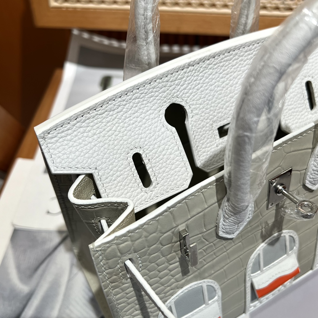 Hermes 原單 女款 Birkin 限量房屋圖案手提包 藝術設計款| 17 Hermes 原單 女款 Birkin 限量房屋圖案手提包 藝術設計款