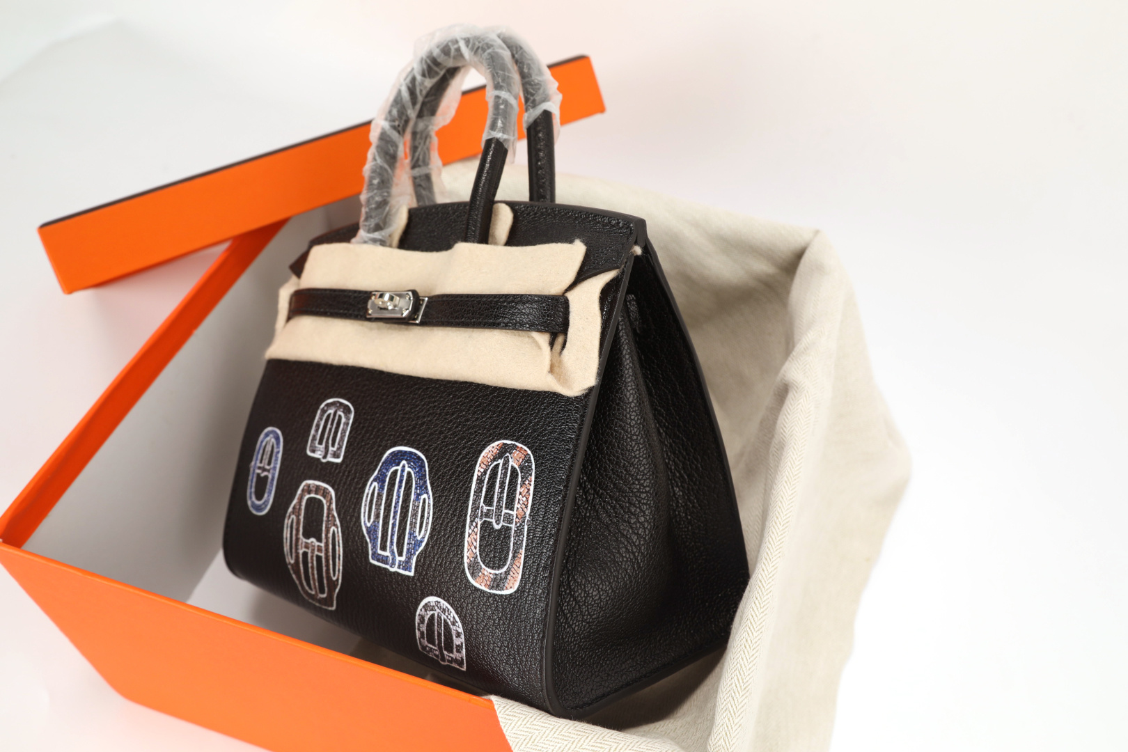 Hermes A貨 女款 Birkin 經典黑色手提包 簡約商務風| 14 Hermes A貨 女款 Birkin 經典黑色手提包 簡約商務風