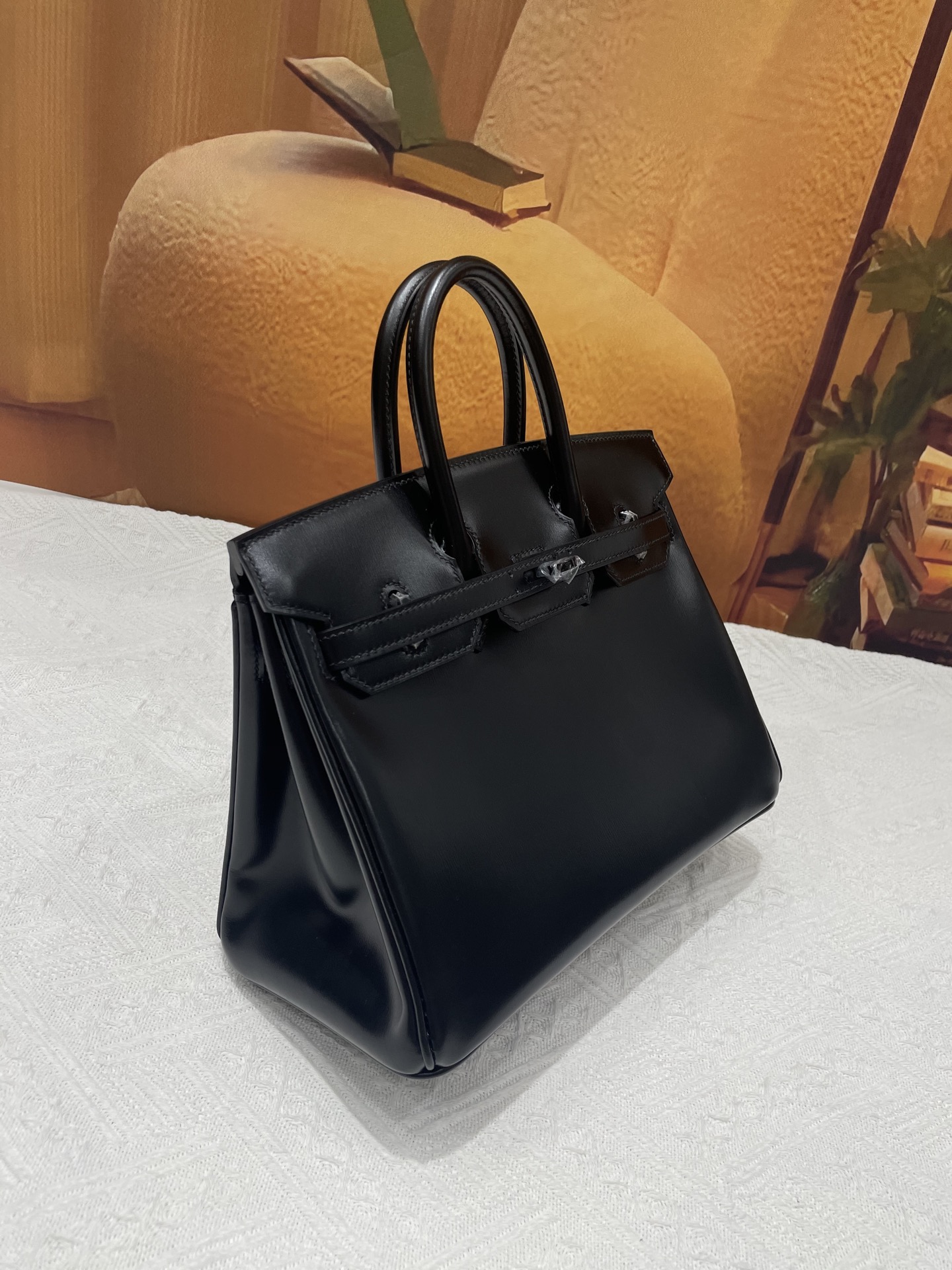 Hermes A貨 女款 Birkin 黑色光面手提包 極簡百搭款| 10 Hermes A貨 女款 Birkin 黑色光面手提包 極簡百搭款