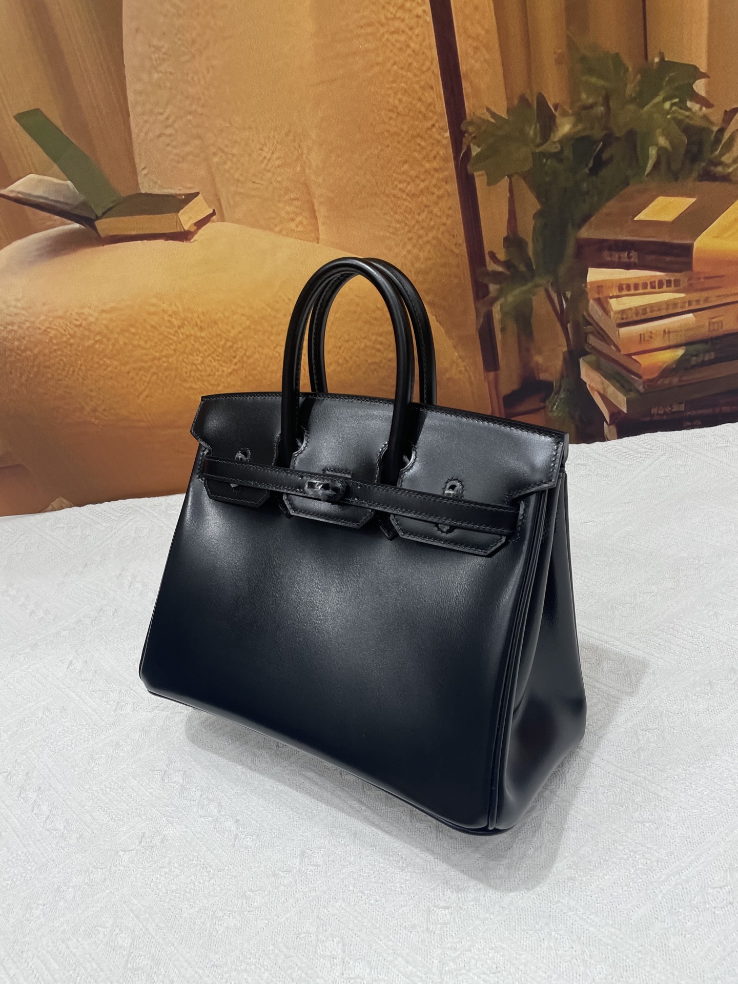 Hermes A貨 女款 Birkin 黑色光面手提包 極簡百搭款| 9 Hermes A貨 女款 Birkin 黑色光面手提包 極簡百搭款