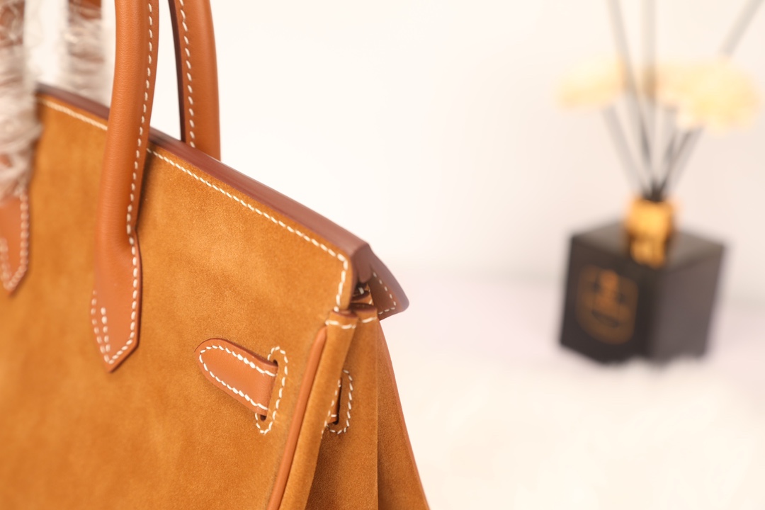 Hermes 高仿 女款 Birkin 焦糖橘麂皮手提包 復古時尚高級款| 17 Hermes 高仿 女款 Birkin 焦糖橘麂皮手提包 復古時尚高級款