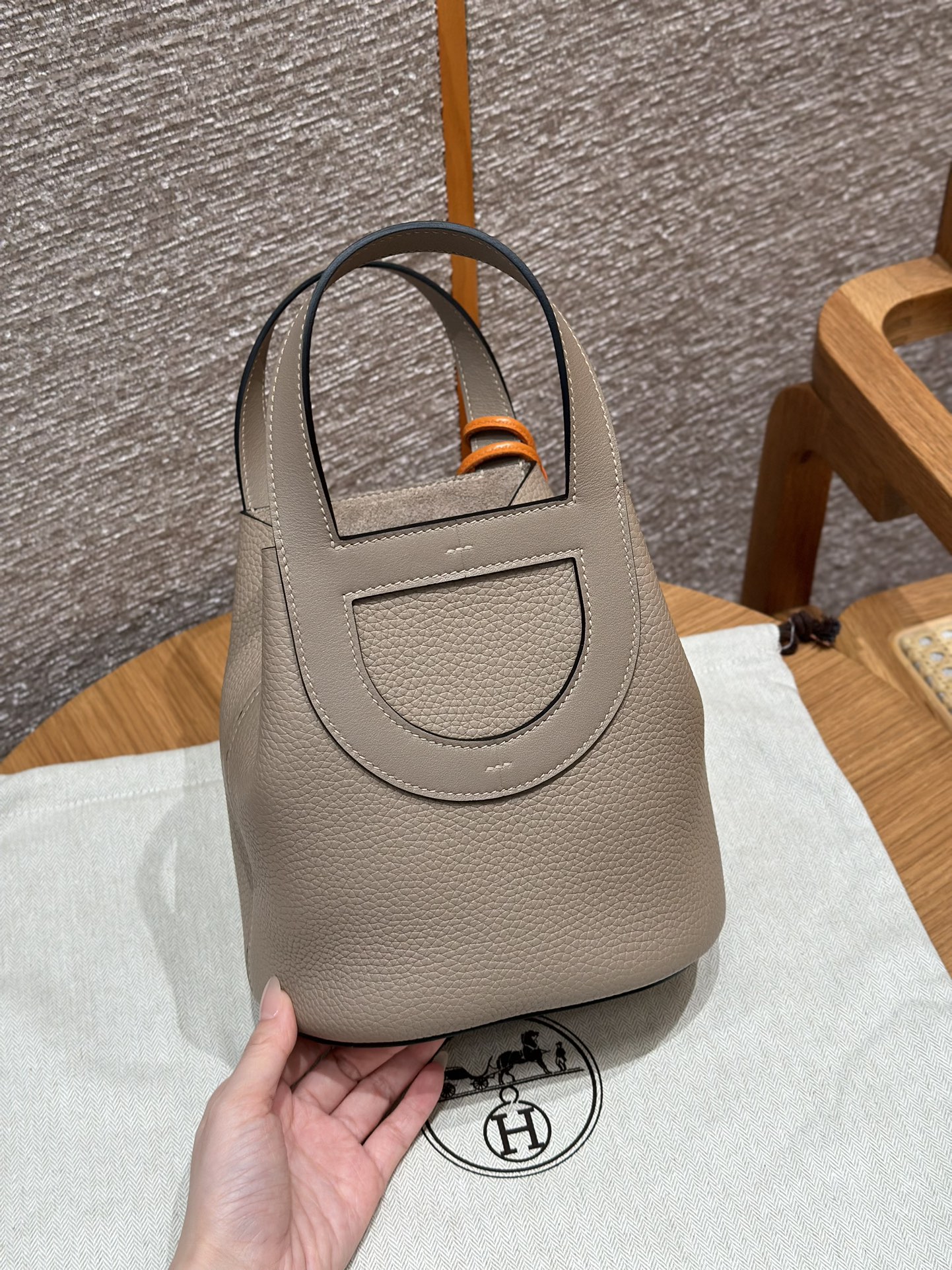 Hermes 高仿 Picotin Mini 大象灰手提包 馬吊飾可愛款| 14 Hermes 高仿 Picotin Mini 大象灰手提包 馬吊飾可愛款