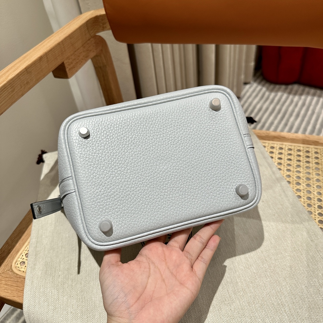 Hermes 一比一 女款 Picotin Lock 手提包 白色水桶包 極簡高級感| 9 Hermes 一比一 女款 Picotin Lock 手提包 白色水桶包 極簡高級感