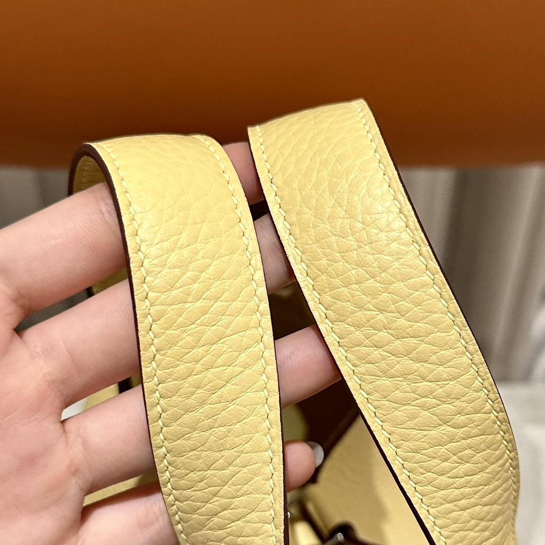 Hermes A貨 女款 Picotin Lock 手提包 淡黃色水桶包 清新時尚風| 10 Hermes A貨 女款 Picotin Lock 手提包 淡黃色水桶包 清新時尚風