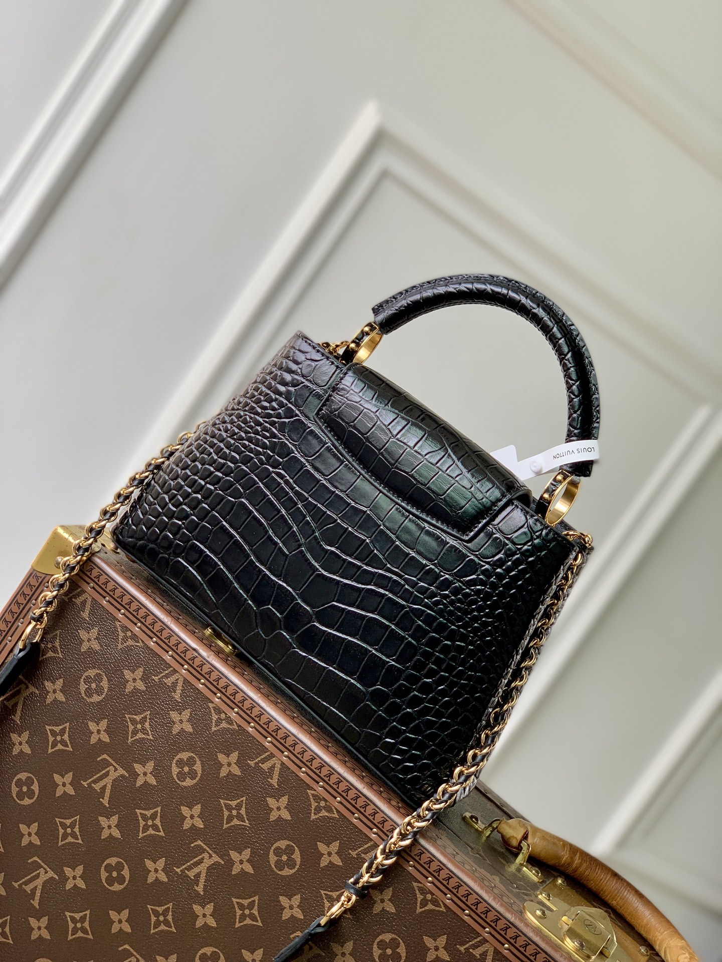 LV 原單 女款 Petite Malle 鎖扣鏈條包 時尚迷你斜背包| 13 LV 原單 女款 Petite Malle 鎖扣鏈條包 時尚迷你斜背包