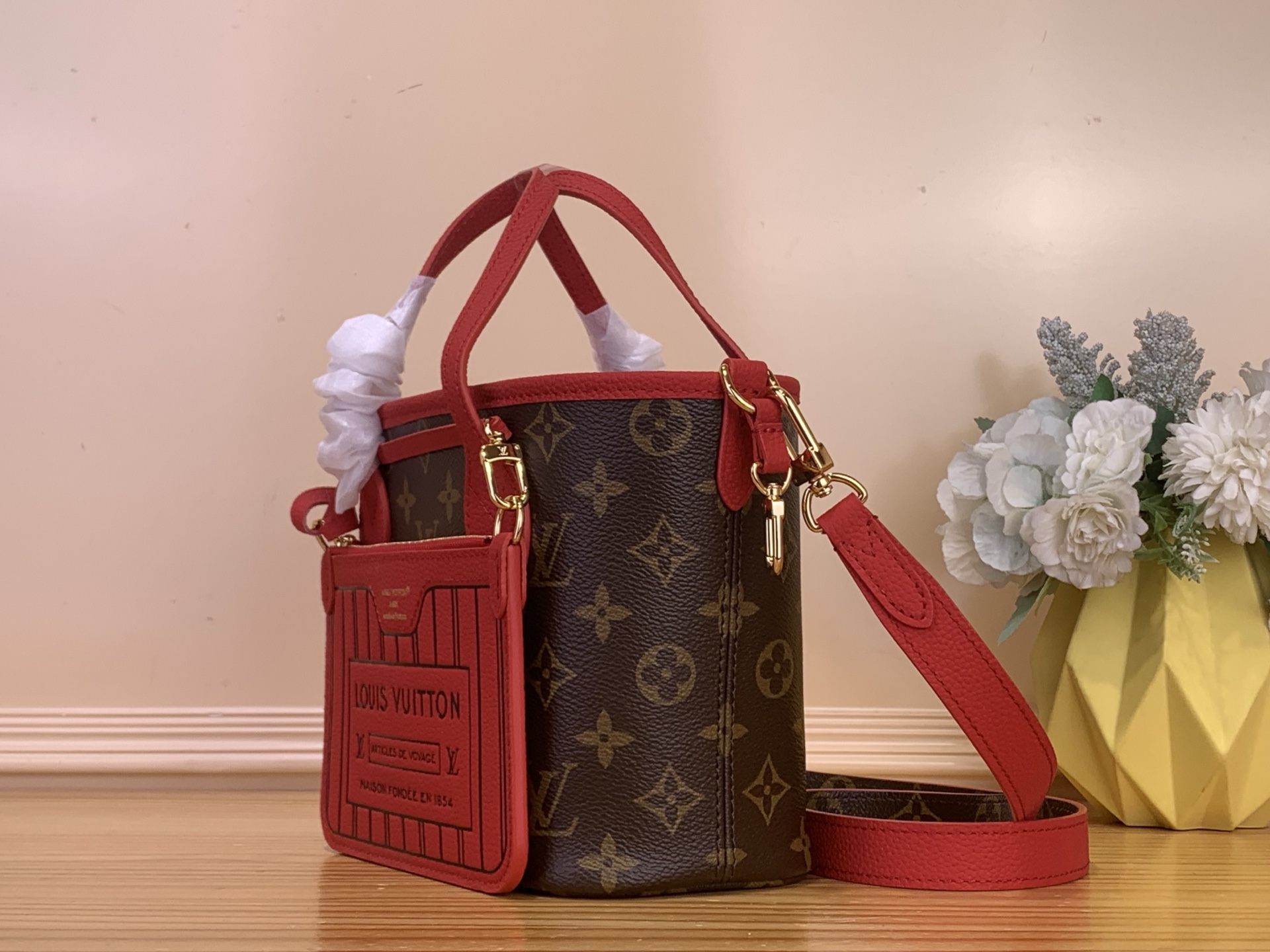 LV 高仿 女款 Monogram 拼色托特包 手提斜背兩用包 通勤百搭款| 14 LV 高仿 女款 Monogram 拼色托特包 手提斜背兩用包 通勤百搭款