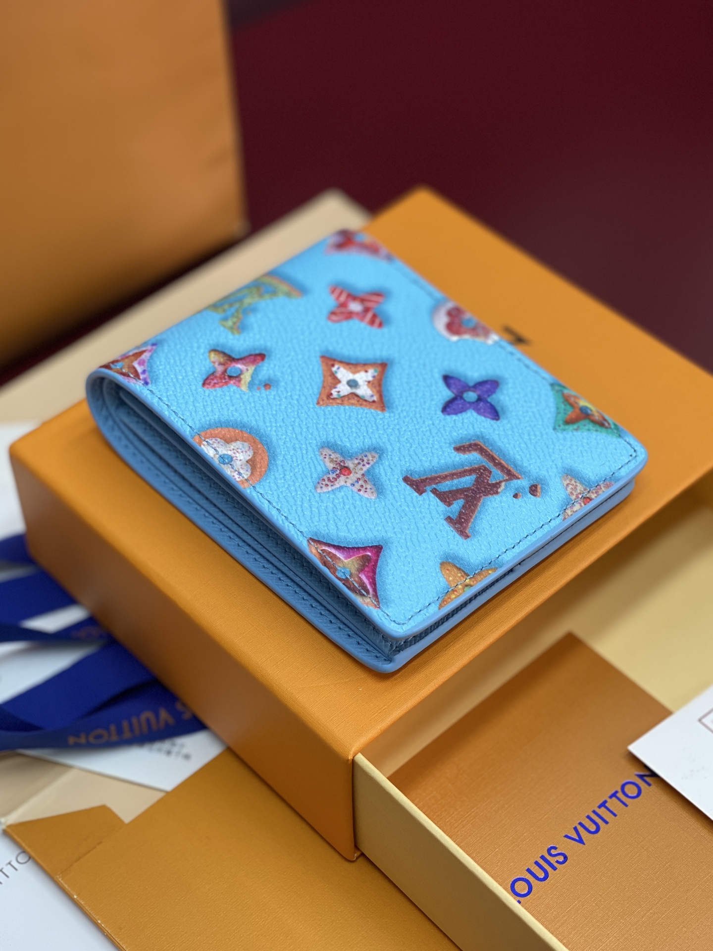 LV 一比一 男款 Monogram 彩色印花短夾 經典皮夾| 15 LV 一比一 男款 Monogram 彩色印花短夾 經典皮夾