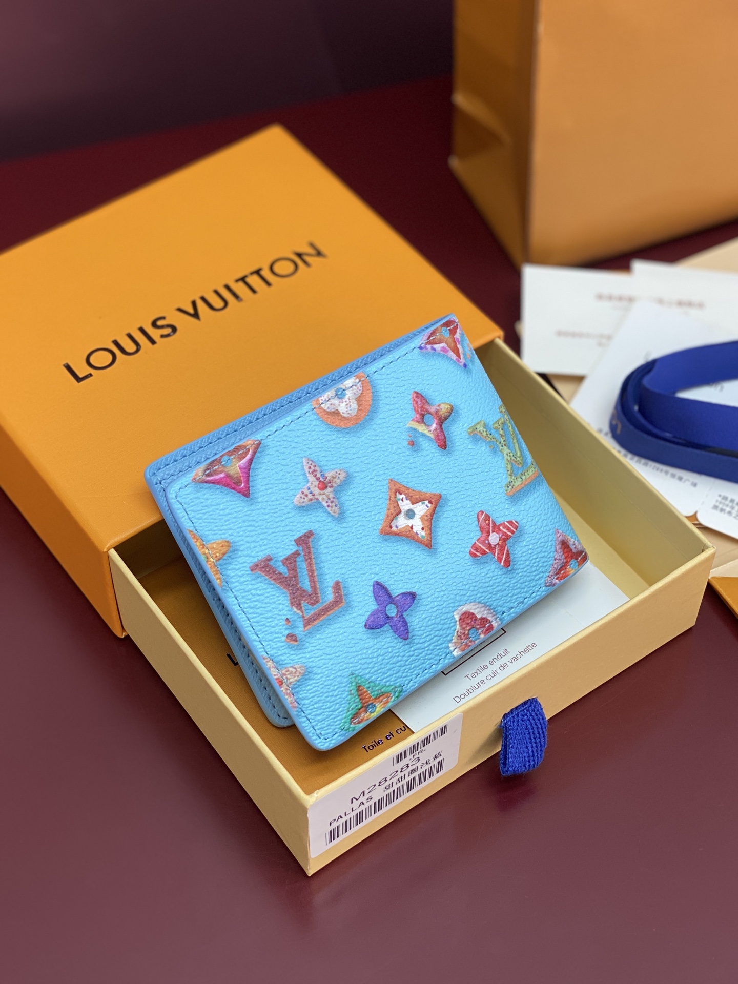 LV 一比一 男款 Monogram 彩色印花短夾 經典皮夾| 14 LV 一比一 男款 Monogram 彩色印花短夾 經典皮夾