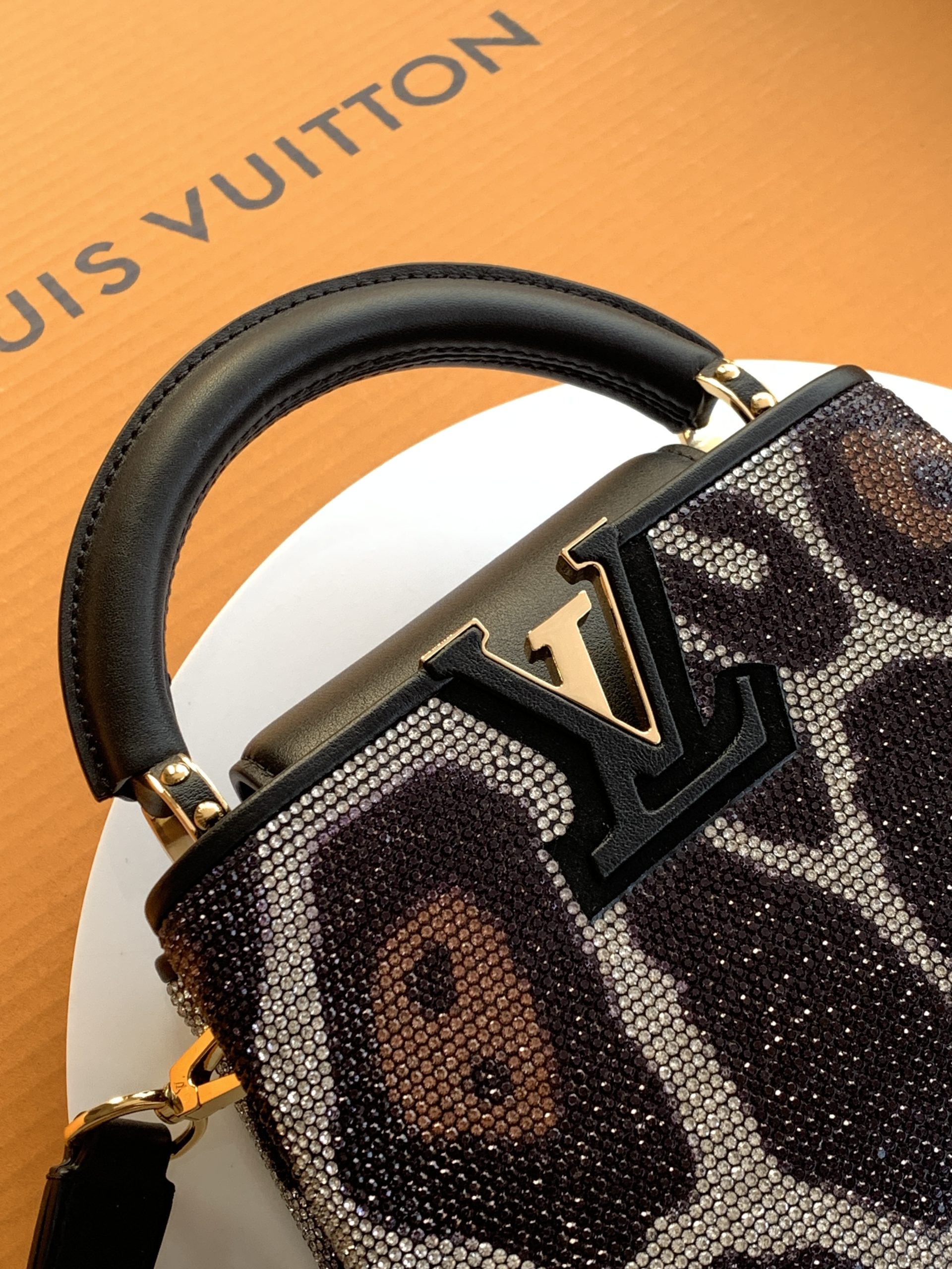 LV 原單 女款 Capucines 小號手提包 鱷魚紋氣質斜背包| 11 LV 原單 女款 Capucines 小號手提包 鱷魚紋氣質斜背包