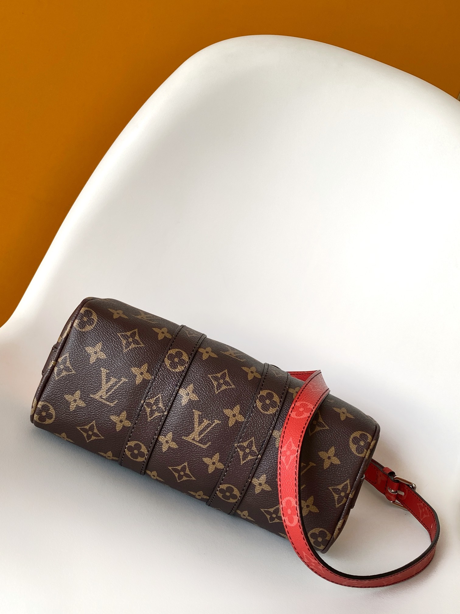 LV 一比一 女款 Speedy 漸層橘老花手提包 時尚斜背包| 12 LV 一比一 女款 Speedy 漸層橘老花手提包 時尚斜背包