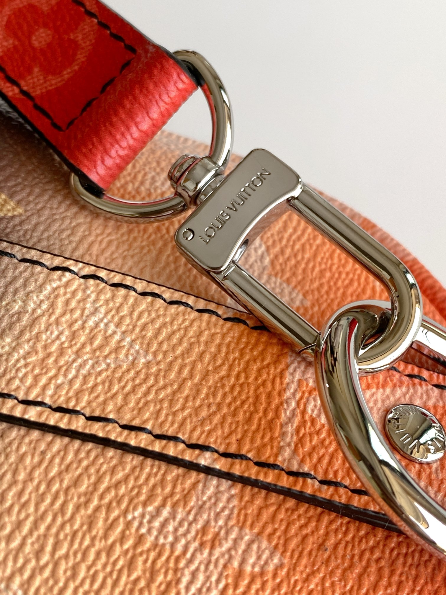 LV 一比一 女款 Speedy 漸層橘老花手提包 時尚斜背包| 8 LV 一比一 女款 Speedy 漸層橘老花手提包 時尚斜背包
