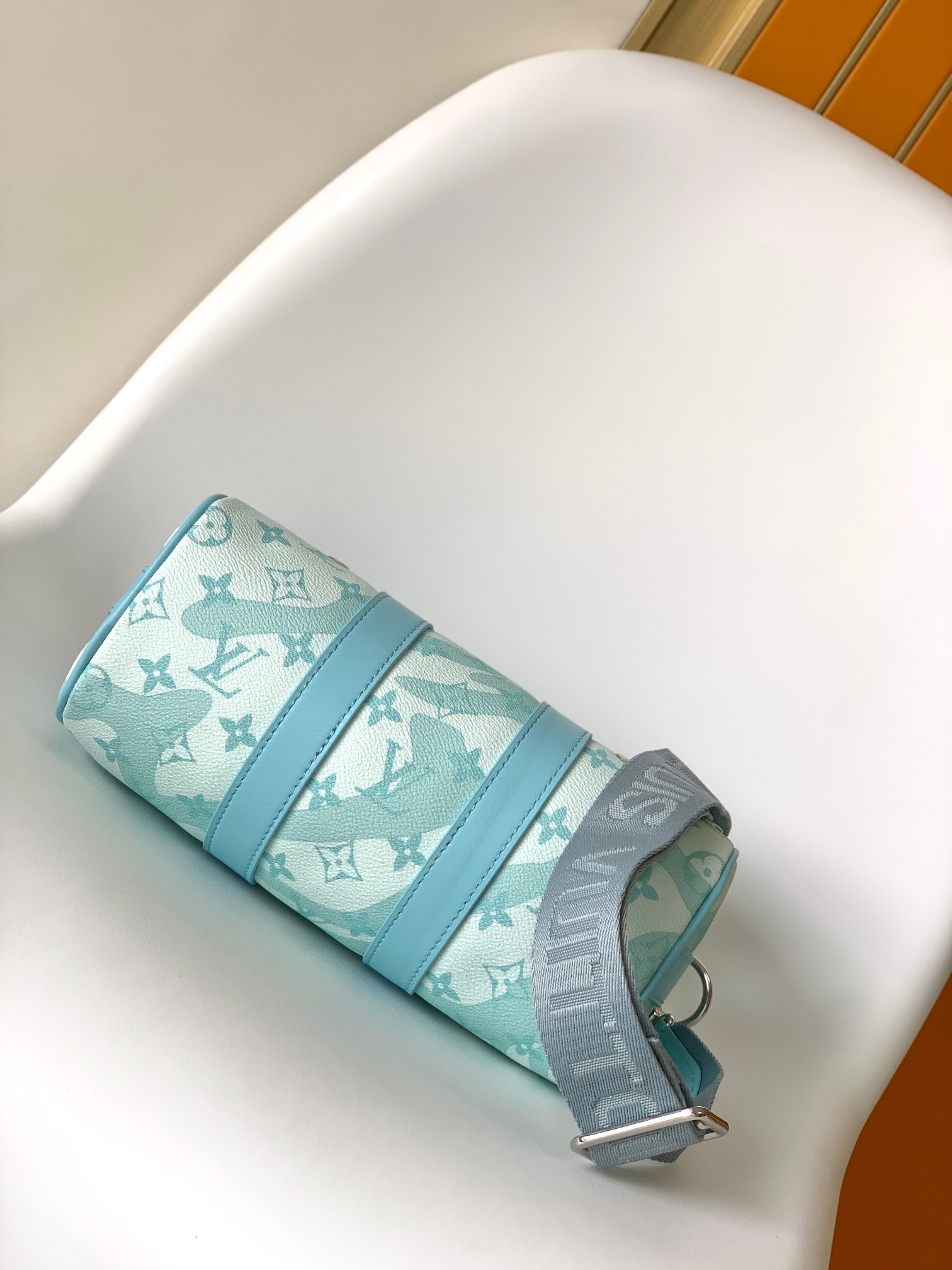 LV 高仿 女款 Speedy 天藍印花手提包 小號斜背包| 12 LV 高仿 女款 Speedy 天藍印花手提包 小號斜背包