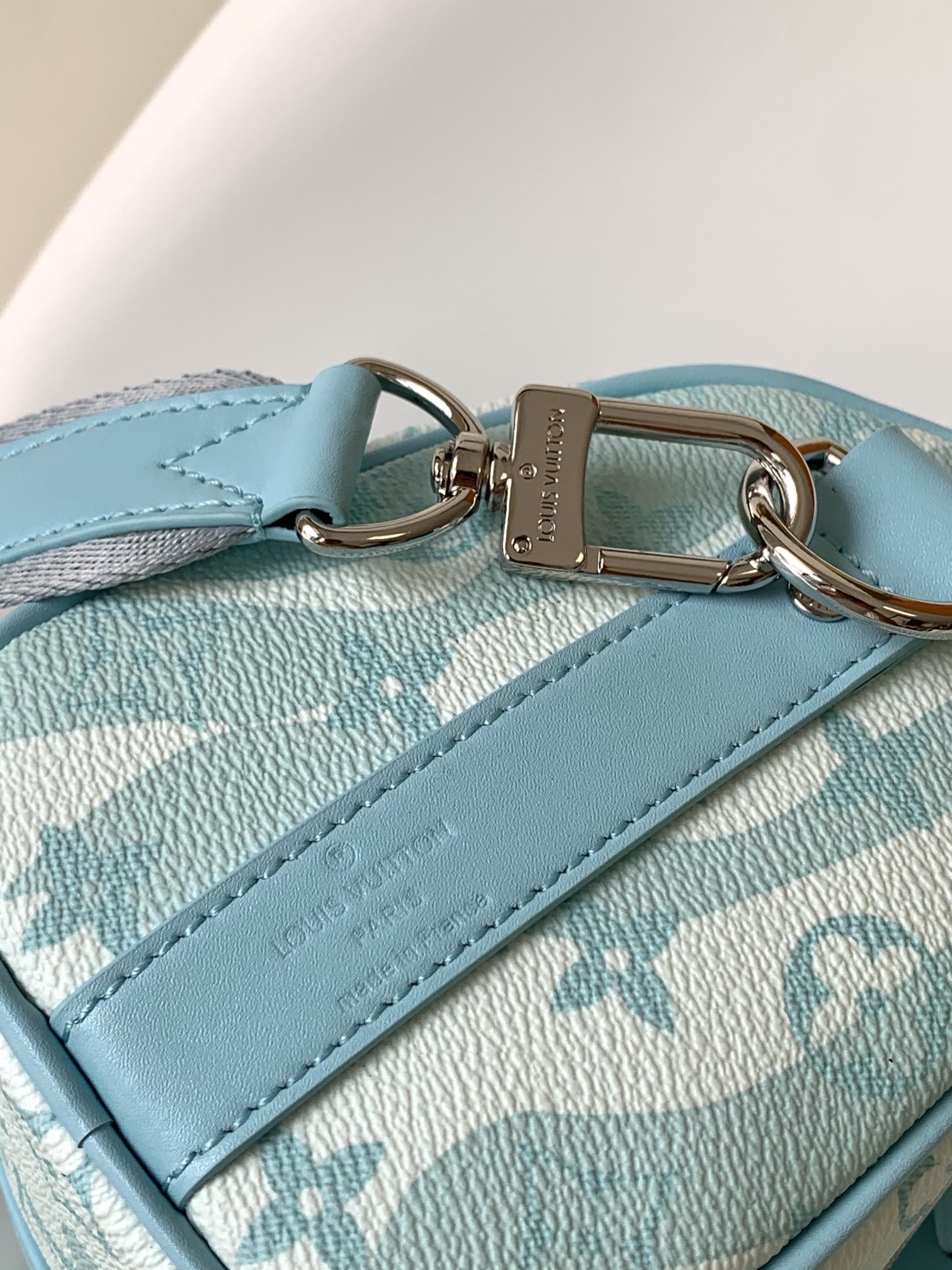LV 高仿 女款 Speedy 天藍印花手提包 小號斜背包| 10 LV 高仿 女款 Speedy 天藍印花手提包 小號斜背包