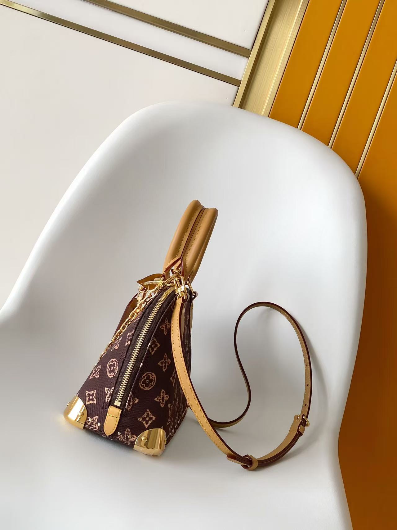 LV 高仿 女款 Alma 老花鏈條手提包 時尚斜背包| 14 LV 高仿 女款 Alma 老花鏈條手提包 時尚斜背包