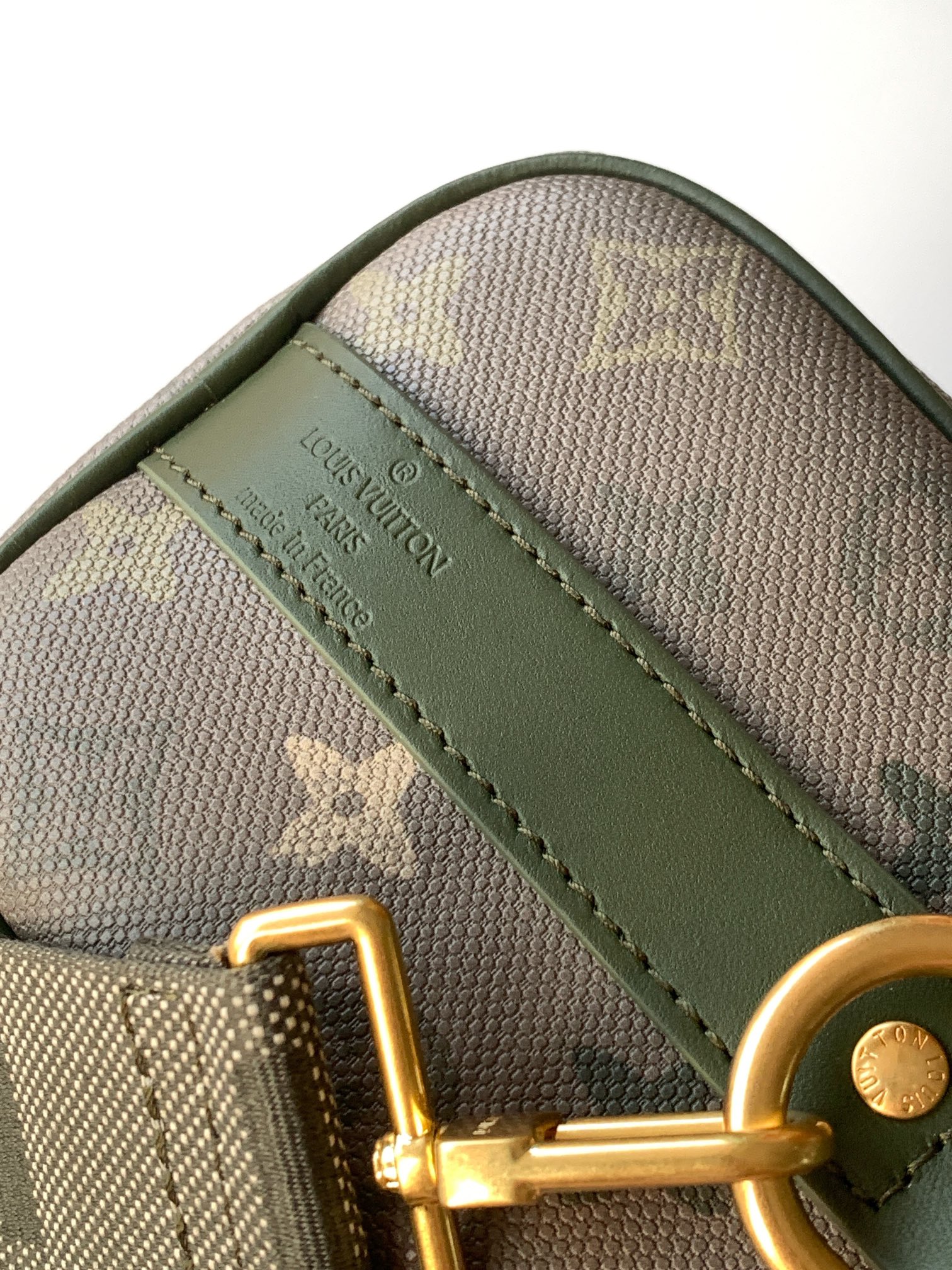 LV A貨 男款 Monogram 灰綠手提旅行包 時尚斜背包| 9 LV A貨 男款 Monogram 灰綠手提旅行包 時尚斜背包