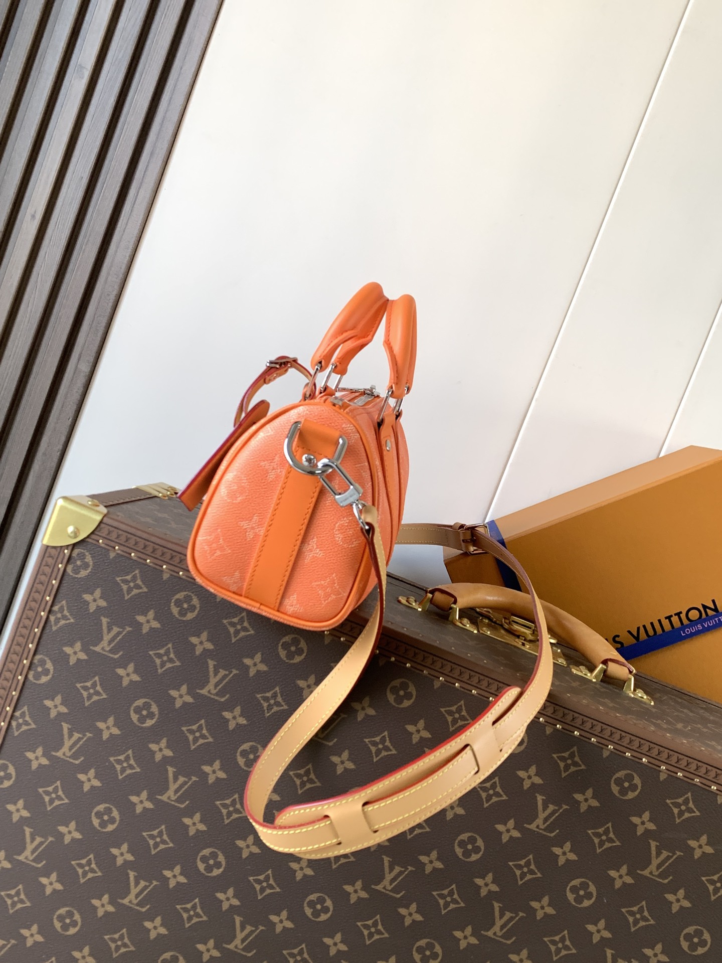 LV 高仿 女款 Speedy 橘色手提包 小型斜背包| 14 LV 高仿 女款 Speedy 橘色手提包 小型斜背包