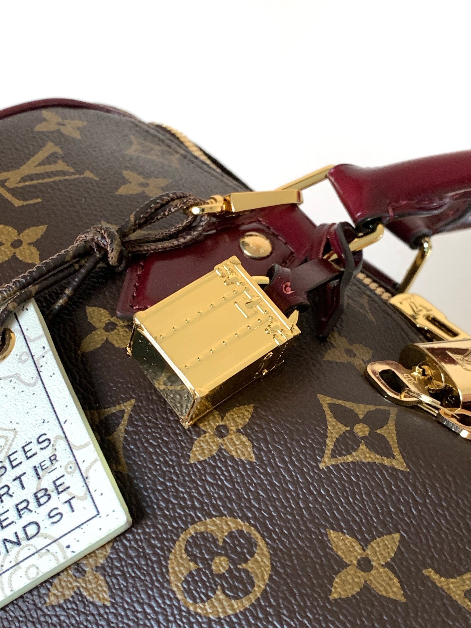 LV 原單 女款 Monogram 酒紅 Speedy 手提斜背包| 9 LV 原單 女款 Monogram 酒紅 Speedy 手提斜背包