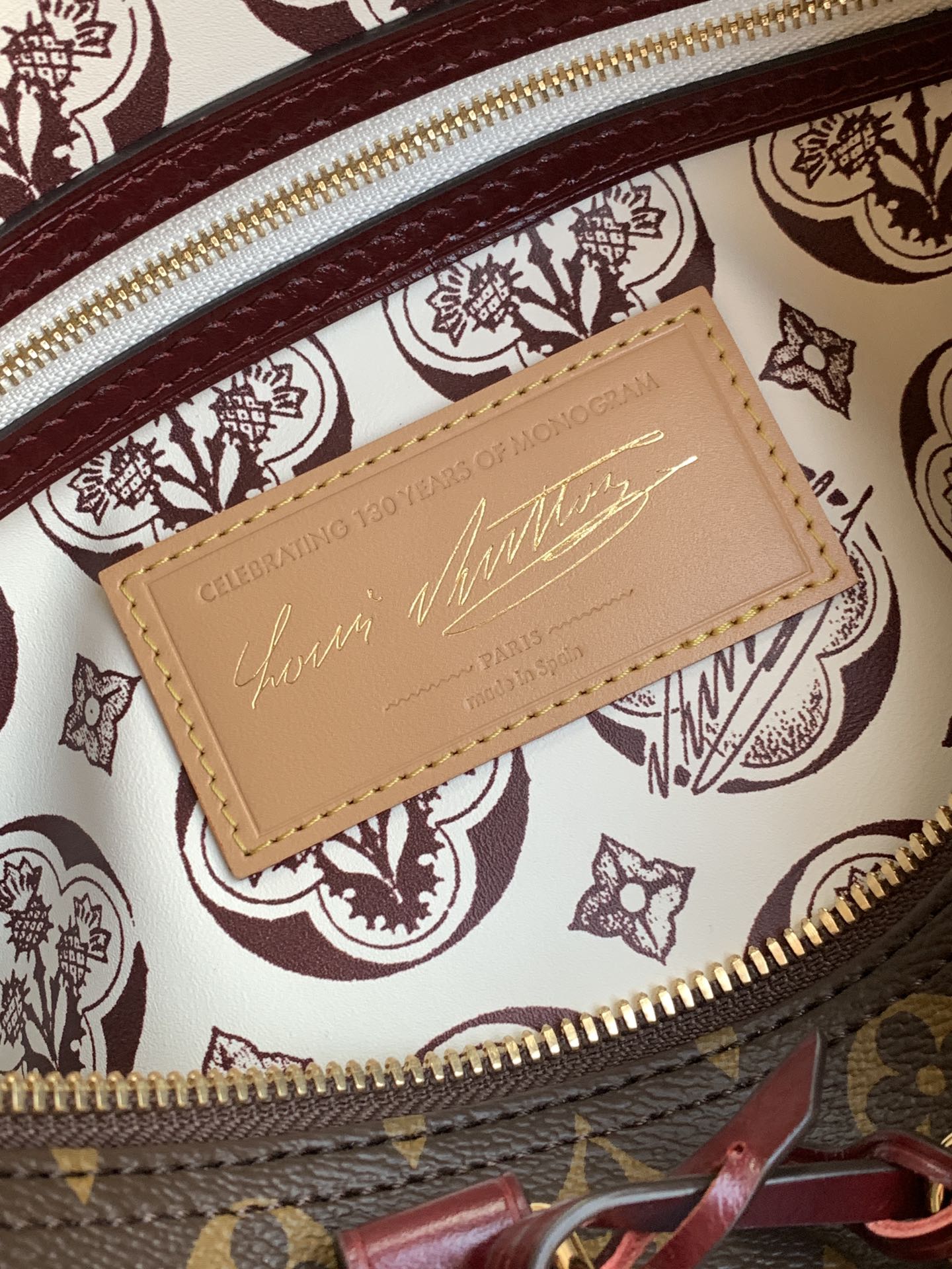 LV 原單 女款 Monogram 酒紅 Speedy 手提斜背包| 7 LV 原單 女款 Monogram 酒紅 Speedy 手提斜背包