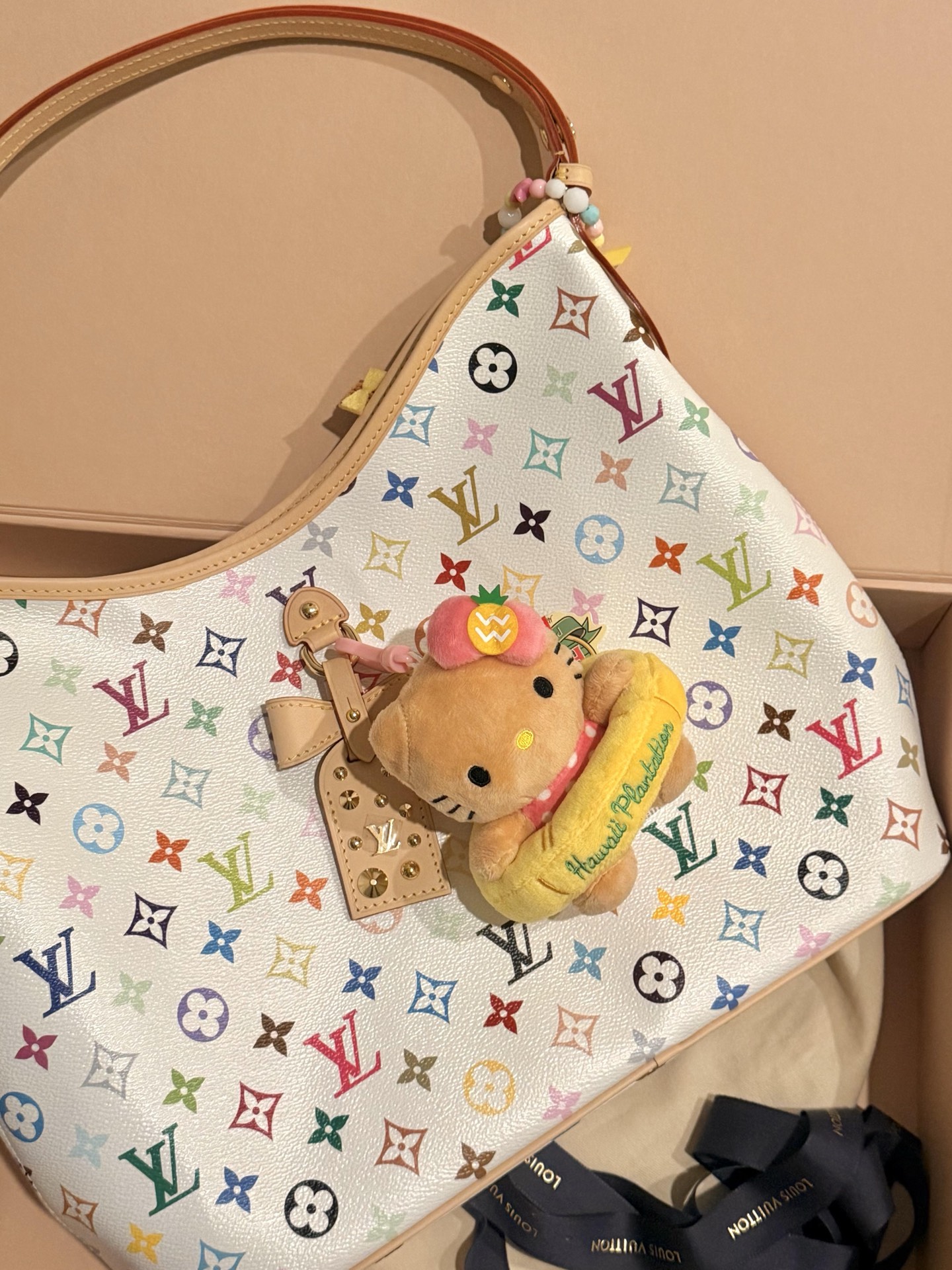 LV 一比一 女款 Multicolor 白色肩背包 時尚單肩包| 9 LV 一比一 女款 Multicolor 白色肩背包 時尚單肩包