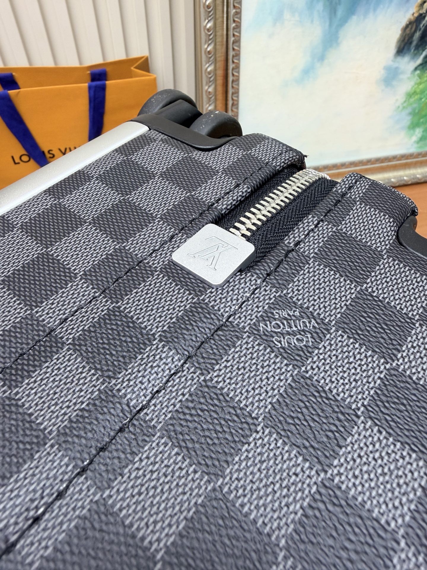 LV 高仿 Damier Graphite 棋盤格拉桿箱 商務登機箱 旅行行李箱| 11 LV 高仿 Damier Graphite 棋盤格拉桿箱 商務登機箱 旅行行李箱