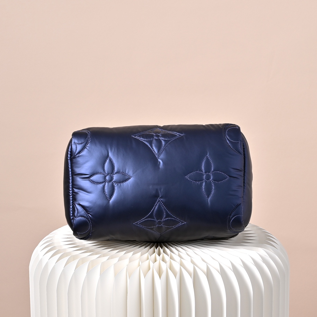 LV A貨 女款 Pillow Speedy 枕頭包 藍色 光澤材質 潮流時尚百搭款| 7 LV A貨 女款 Pillow Speedy 枕頭包 藍色 光澤材質 潮流時尚百搭款