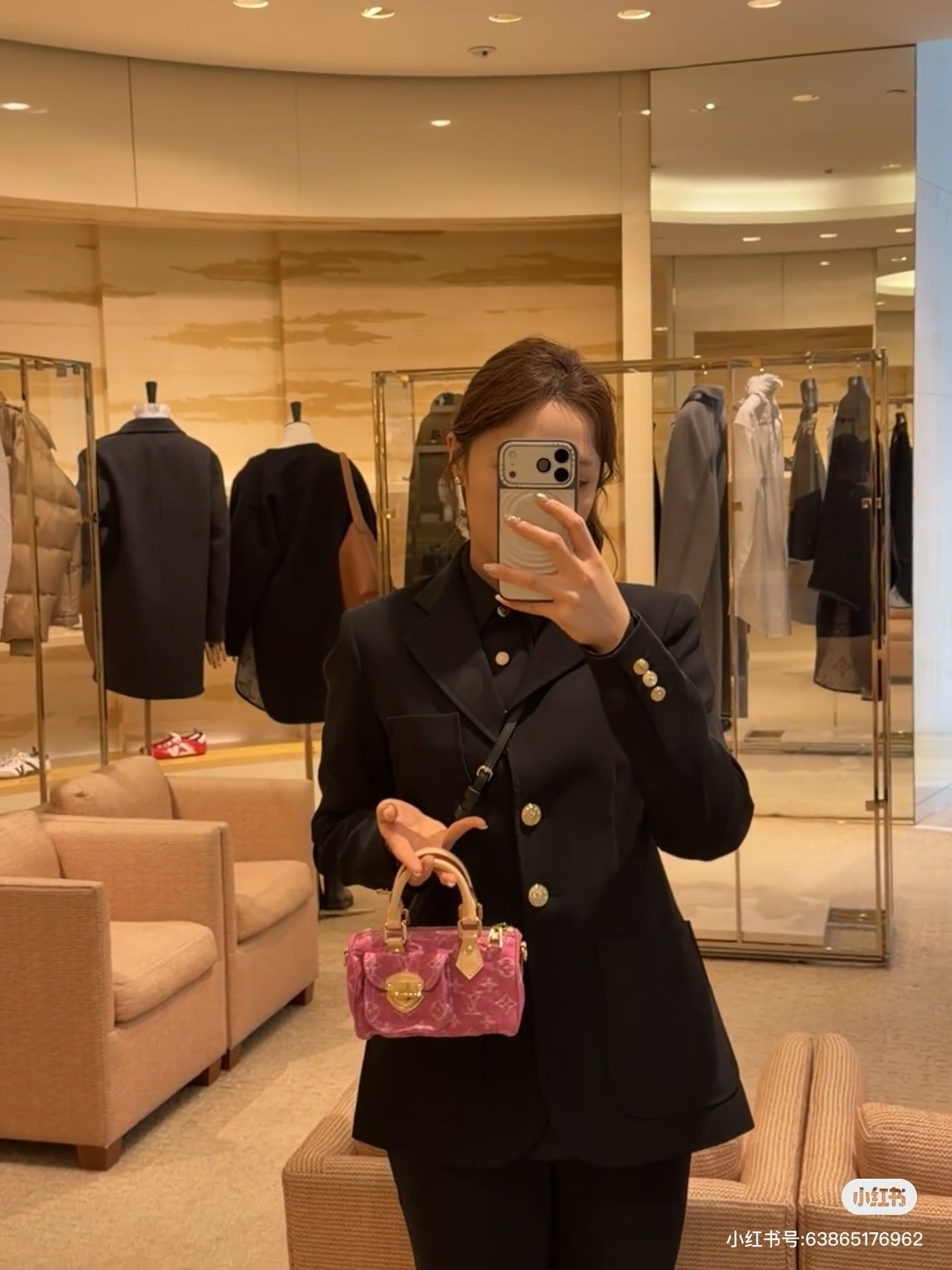 LV 原單 女款 Denim Nano Speedy 粉色丹寧手提斜背包 迷你百搭款| 15 LV 原單 女款 Denim Nano Speedy 粉色丹寧手提斜背包 迷你百搭款