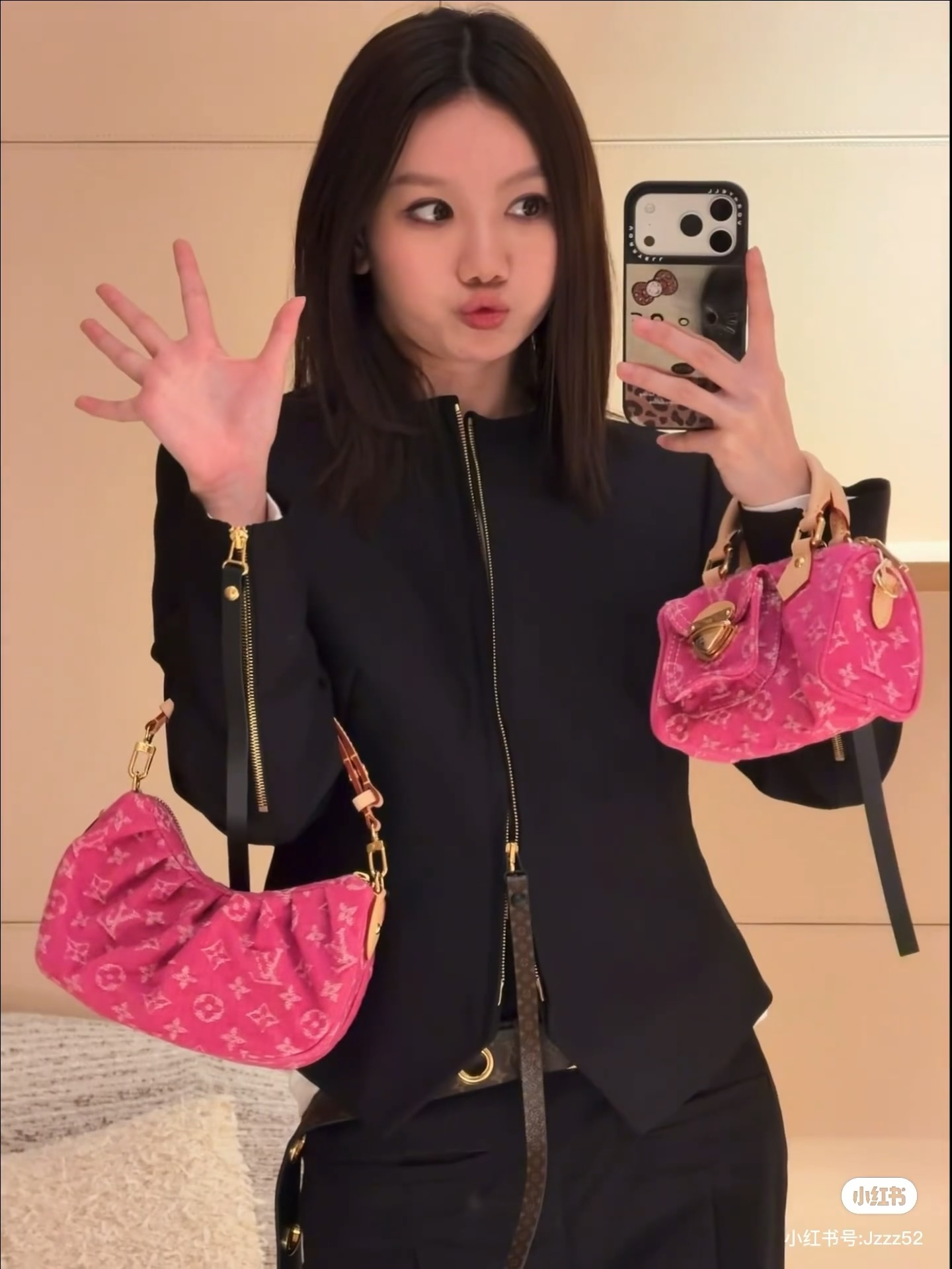 LV 原單 女款 Denim Nano Speedy 粉色丹寧手提斜背包 迷你百搭款| 8 LV 原單 女款 Denim Nano Speedy 粉色丹寧手提斜背包 迷你百搭款