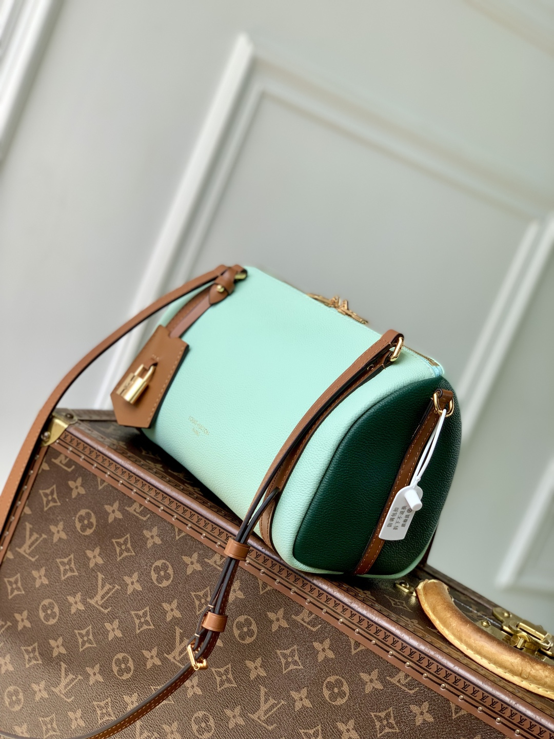 LV A貨 女款 鱷魚壓紋手提包 綠色皮革設計 優雅氣質百搭款| 14 LV A貨 女款 鱷魚壓紋手提包 綠色皮革設計 優雅氣質百搭款