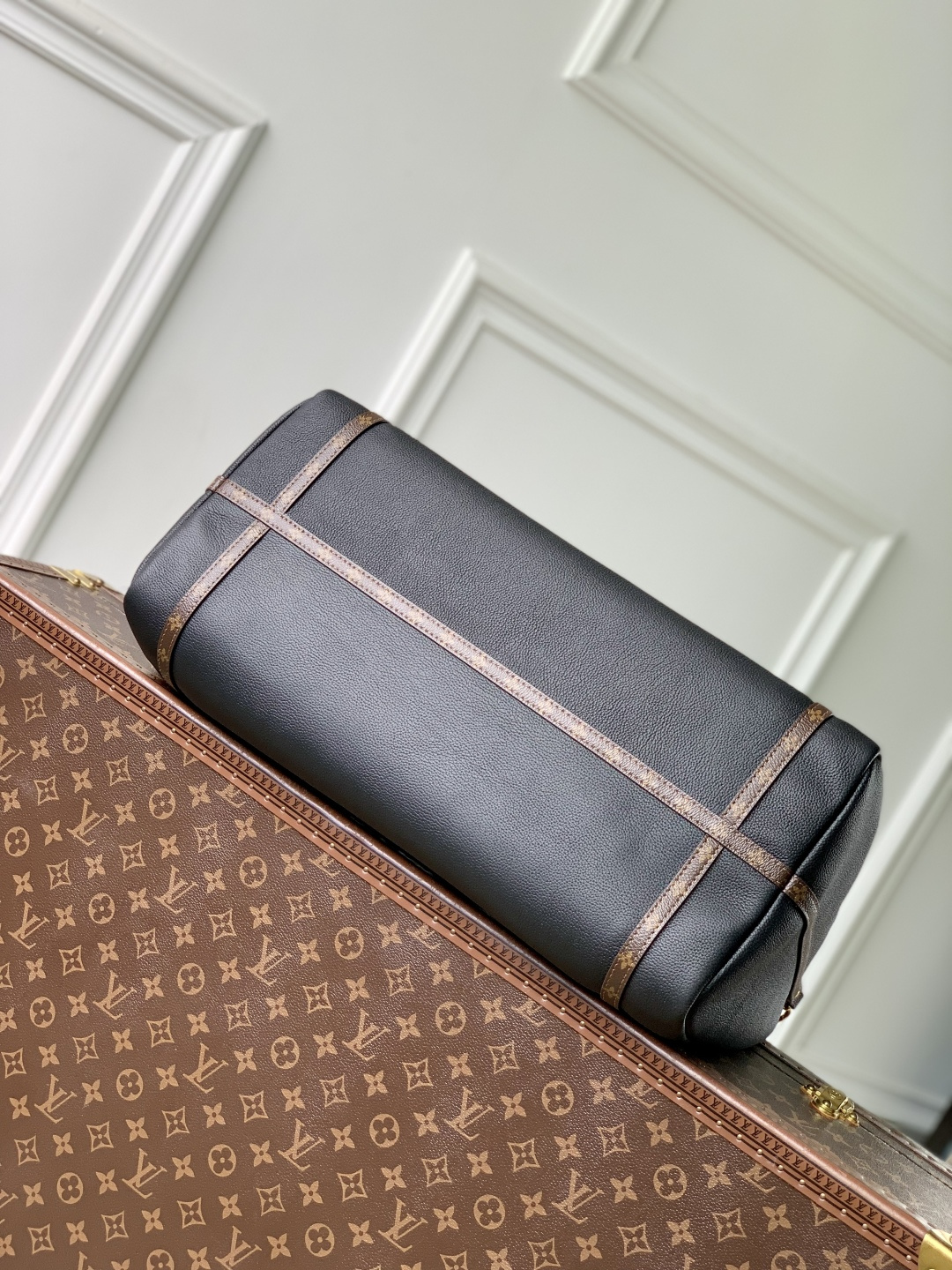 LV A貨 女款 黑色肩背包 經典拼接設計 輕奢通勤款| 12 LV A貨 女款 黑色肩背包 經典拼接設計 輕奢通勤款