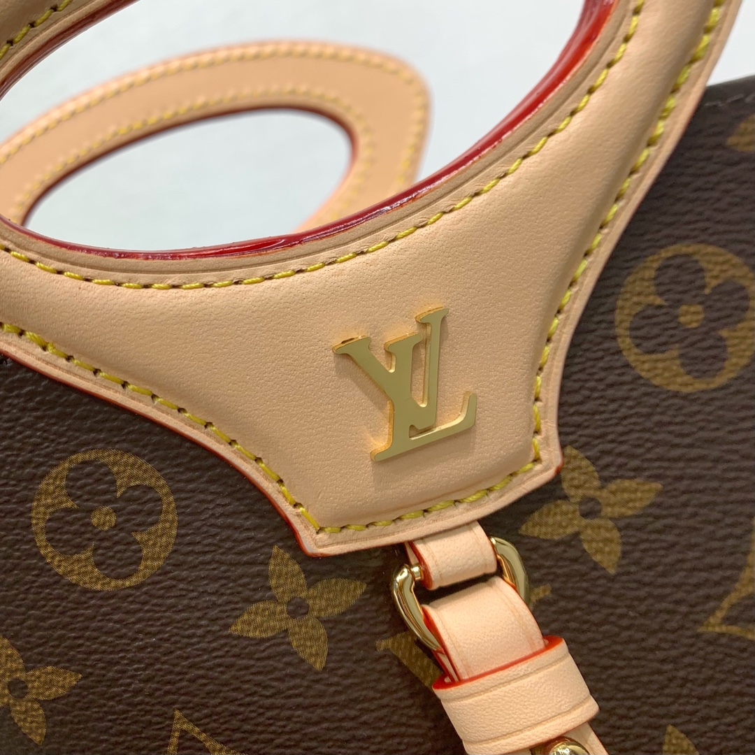 LV 高仿 女款 小號水桶手提包 經典老花造型 迷你斜背款| 9 LV 高仿 女款 小號水桶手提包 經典老花造型 迷你斜背款