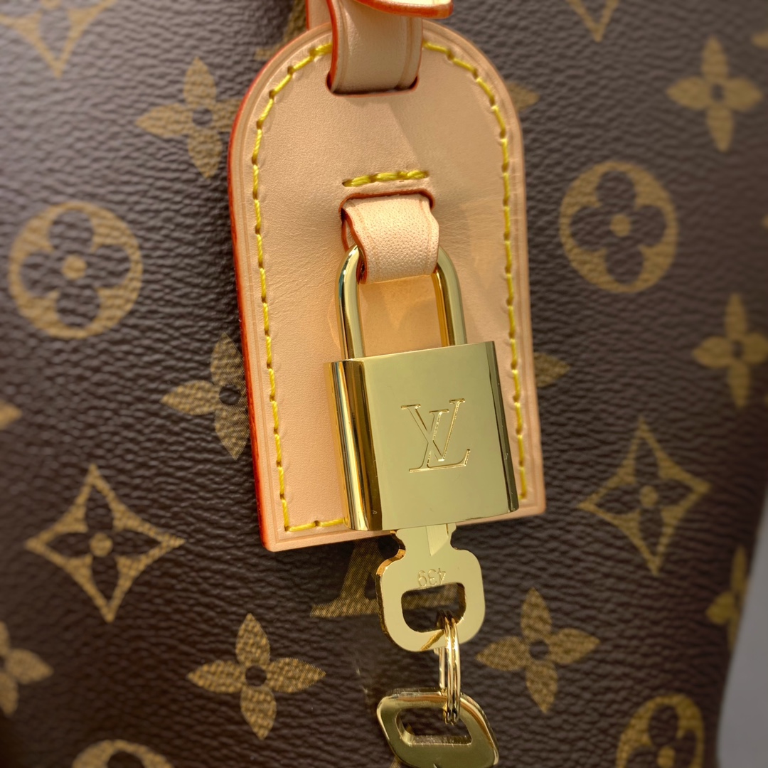 LV 高仿 女款 小號水桶手提包 經典老花造型 迷你斜背款| 8 LV 高仿 女款 小號水桶手提包 經典老花造型 迷你斜背款