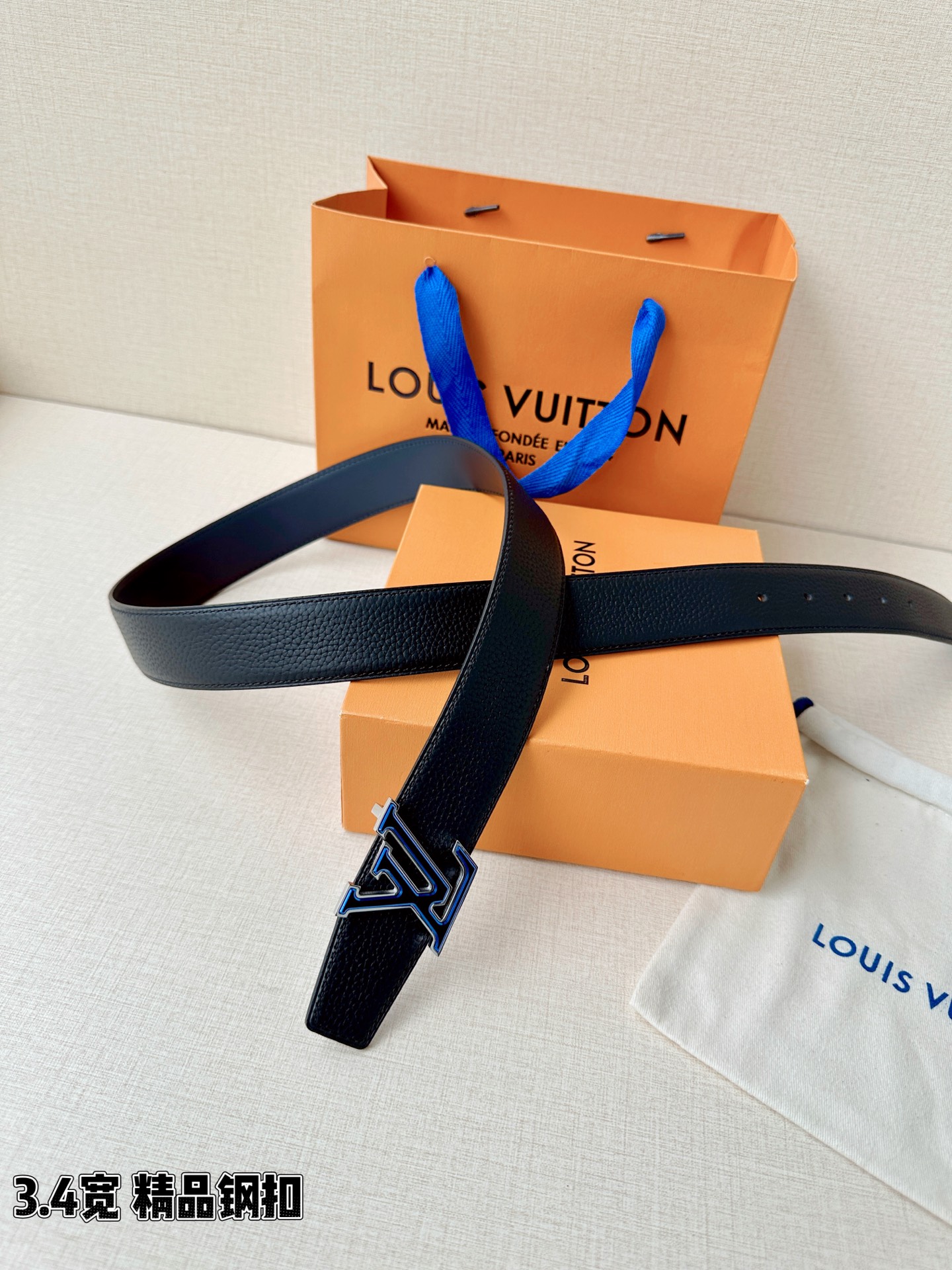LV 原單 男款 黑色雙面皮帶 LV扣設計 經典商務百搭款| 11 LV 原單 男款 黑色雙面皮帶 LV扣設計 經典商務百搭款