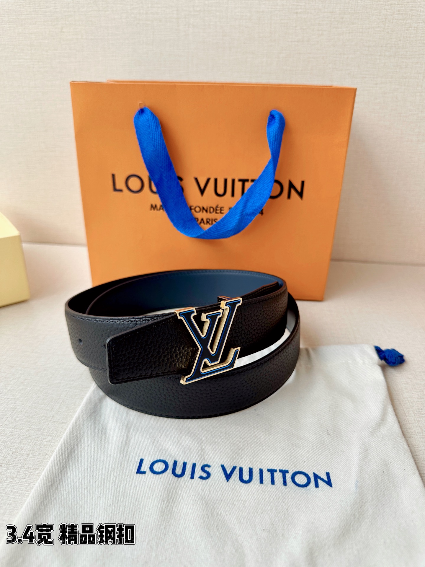 LV 原單 男款 黑色雙面皮帶 LV扣設計 經典商務百搭款| 10 LV 原單 男款 黑色雙面皮帶 LV扣設計 經典商務百搭款