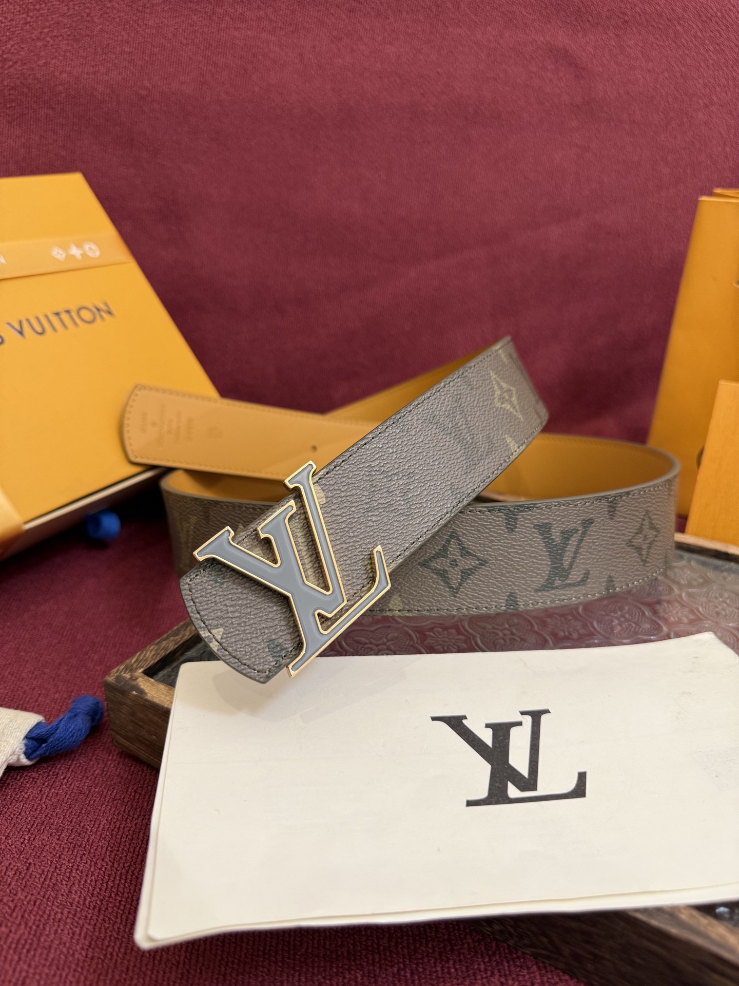 LV 原單 男款老花皮帶 經典印花設計LV扣頭時尚款| 10 LV 原單 男款老花皮帶 經典印花設計LV扣頭時尚款