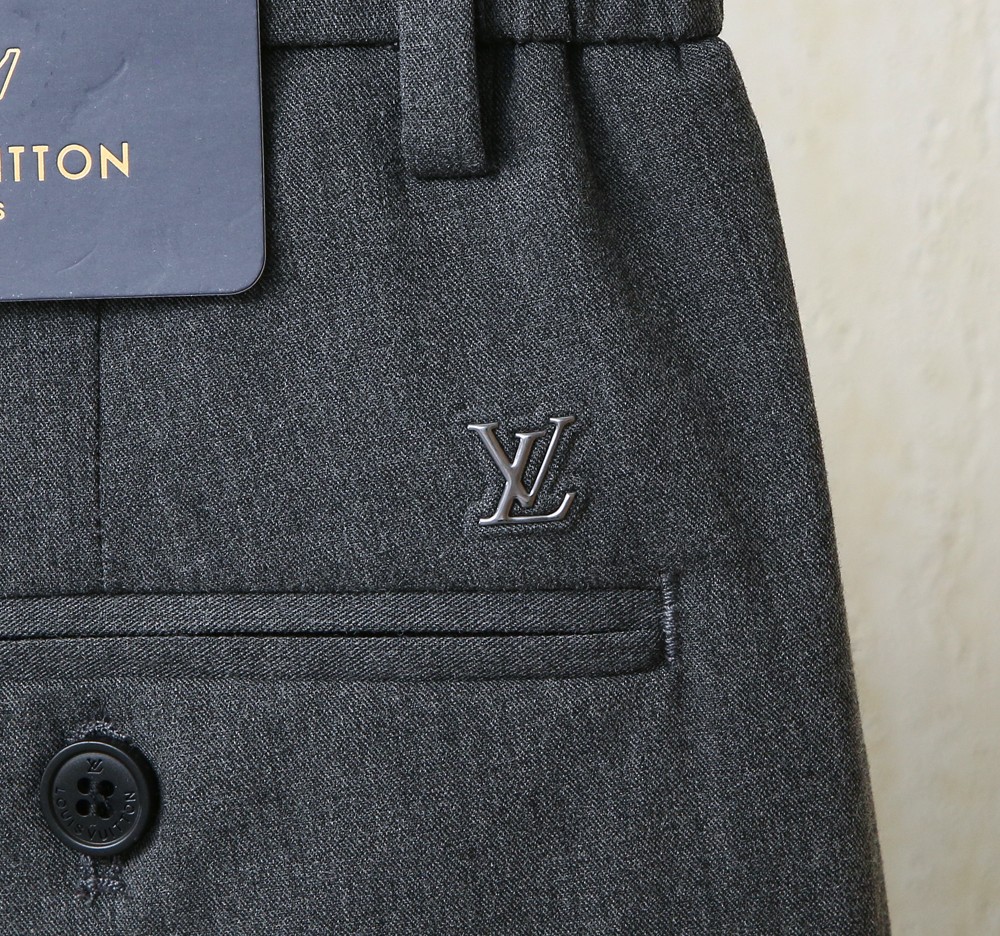 LV 一比一 男款 修身商務西裝褲 彈力舒適通勤長褲| 12 LV 一比一 男款 修身商務西裝褲 彈力舒適通勤長褲