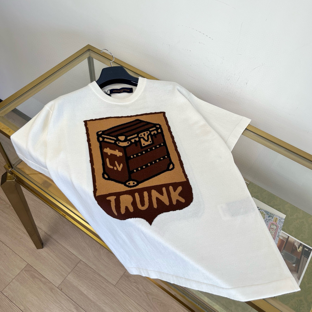 LV A貨 男款 TRUNK 印花短袖T恤 經典箱型圖案造型