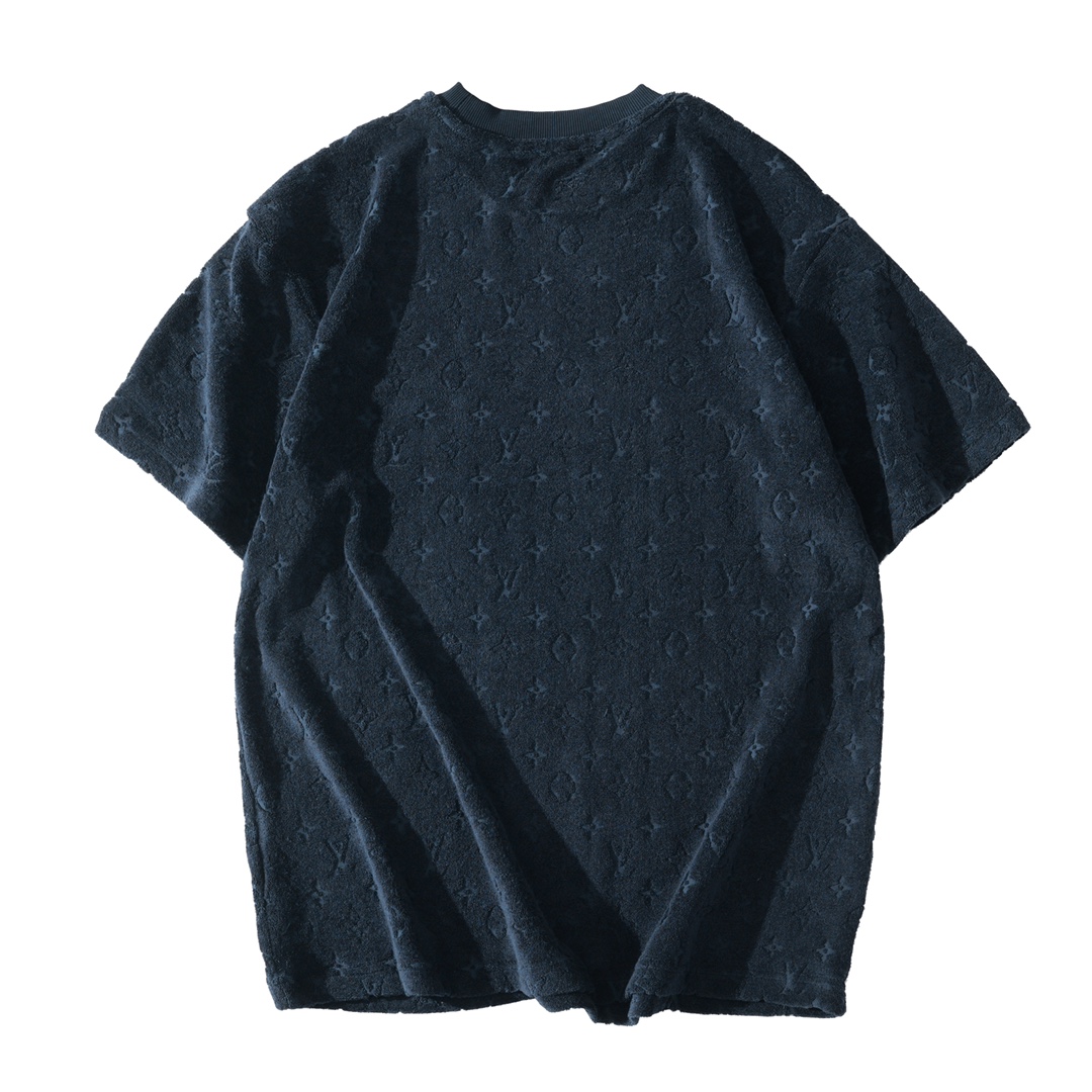 LV A貨 男款 浮雕Logo短袖T恤 簡約百搭潮流款| 14 LV A貨 男款 浮雕Logo短袖T恤 簡約百搭潮流款