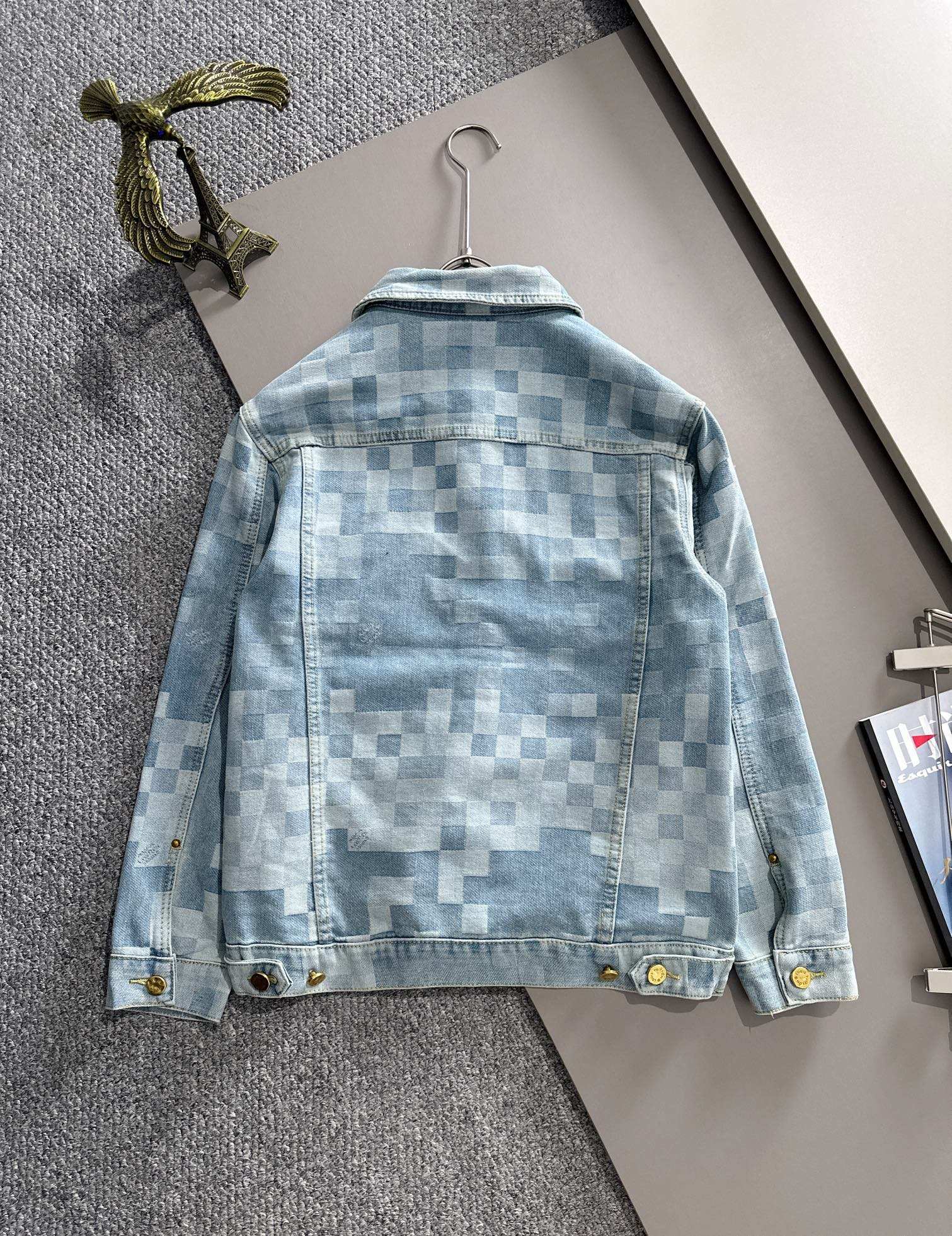 LV 一比一 男款 Monogram提花短袖T恤 潮流休閒款| 9 LV 一比一 男款 Monogram提花短袖T恤 潮流休閒款