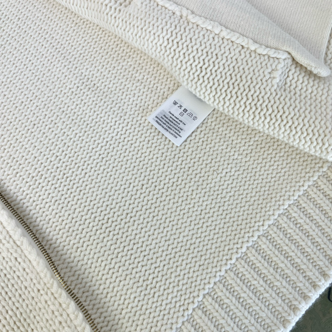 LV A貨 男款 白色針織拉鍊外套 立體編織輕量造型款| 8 LV A貨 男款 白色針織拉鍊外套 立體編織輕量造型款