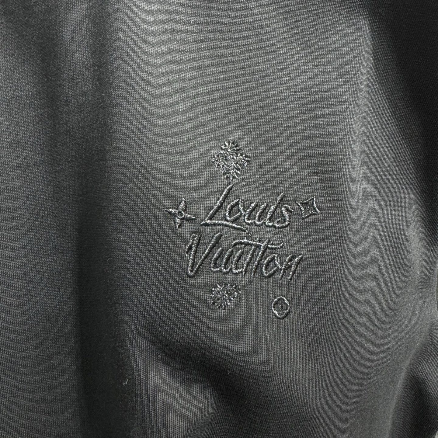 LV 原單全黑浮刻 Logo 短袖|低調奢華純黑精品 T 恤| 11 LV 原單全黑浮刻 Logo 短袖|低調奢華純黑精品 T 恤